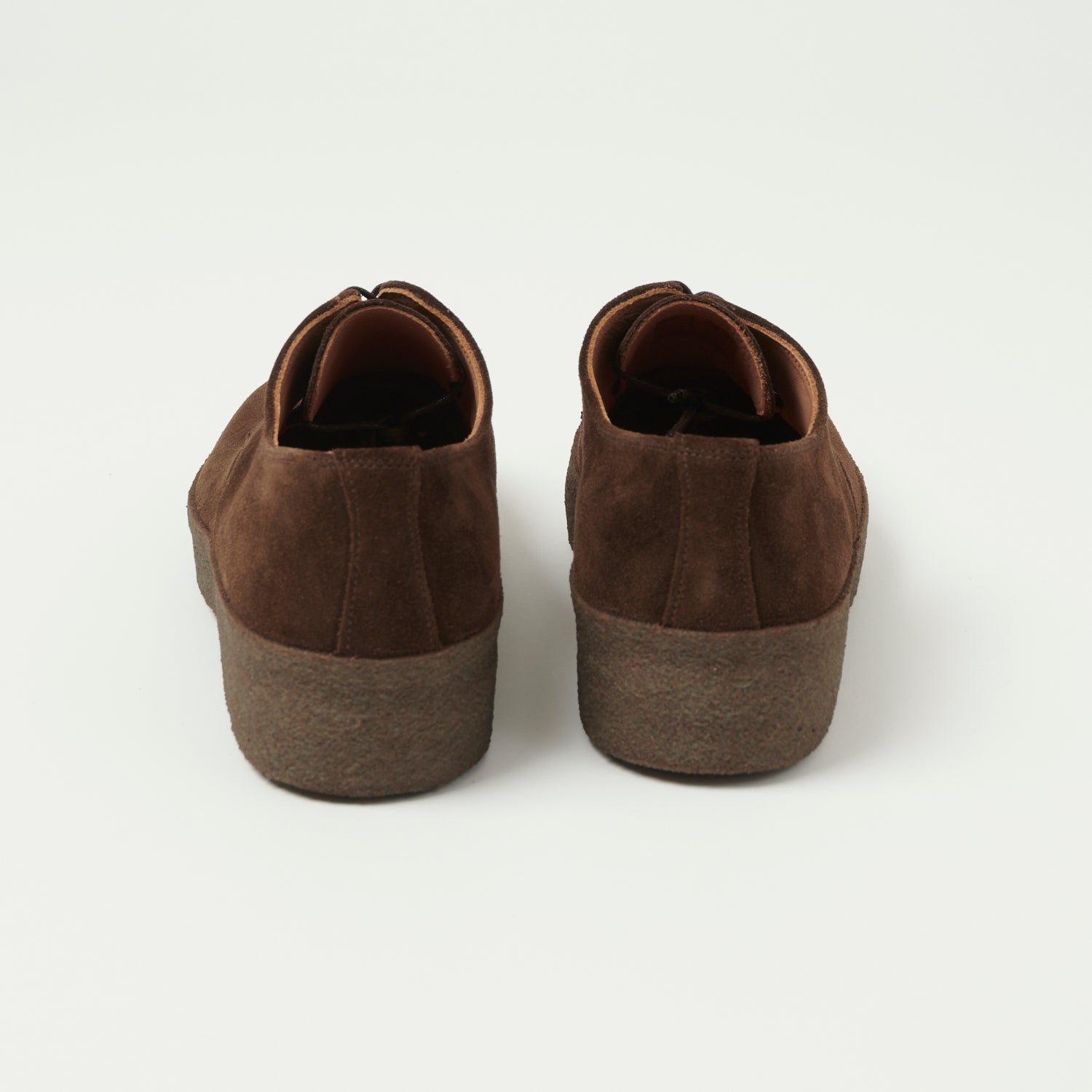 Sanders Japan Collection Brit Shoe - Chocolate Brown Suede – SON