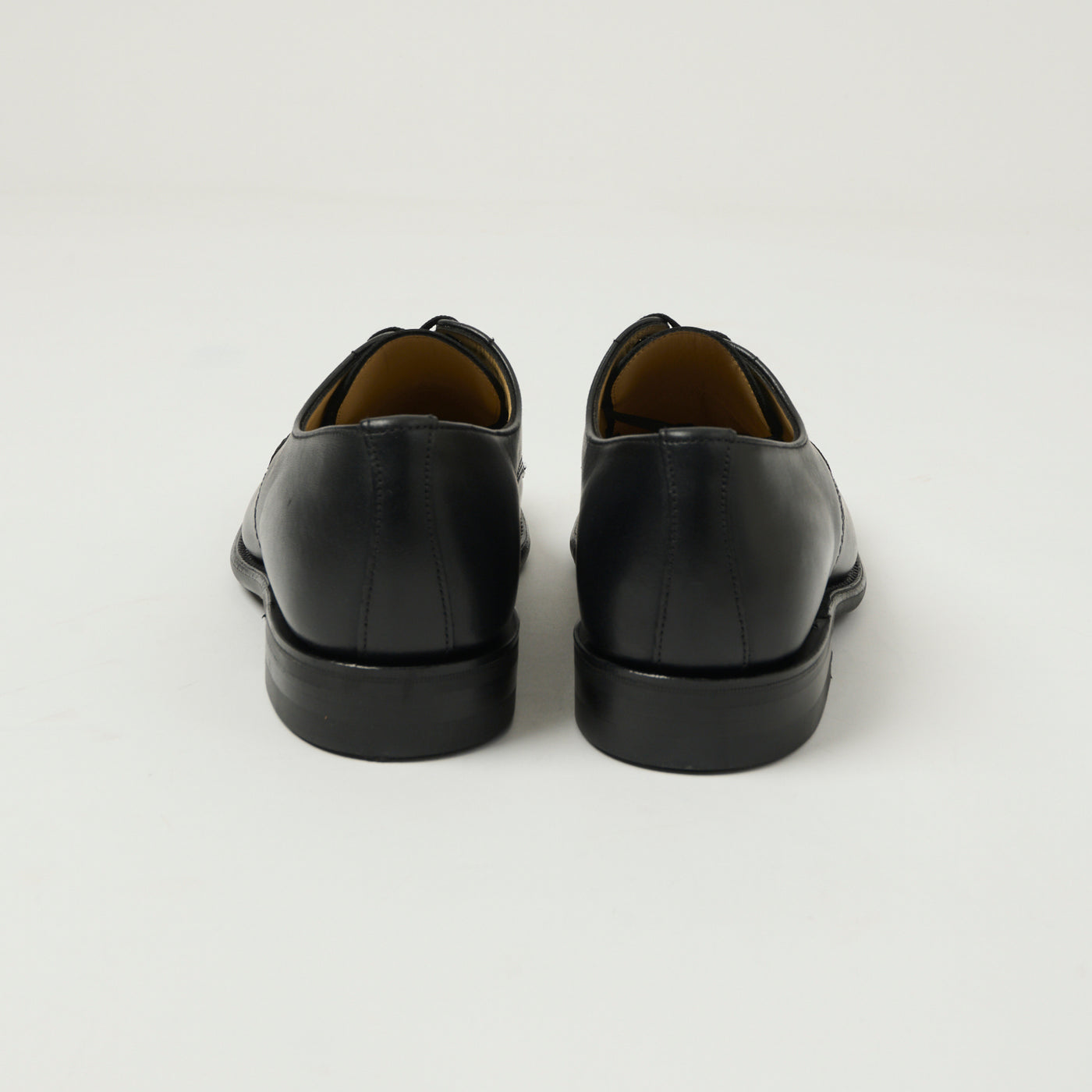 Sanders Derby Shoe - Black Waxy | SON OF A STAG