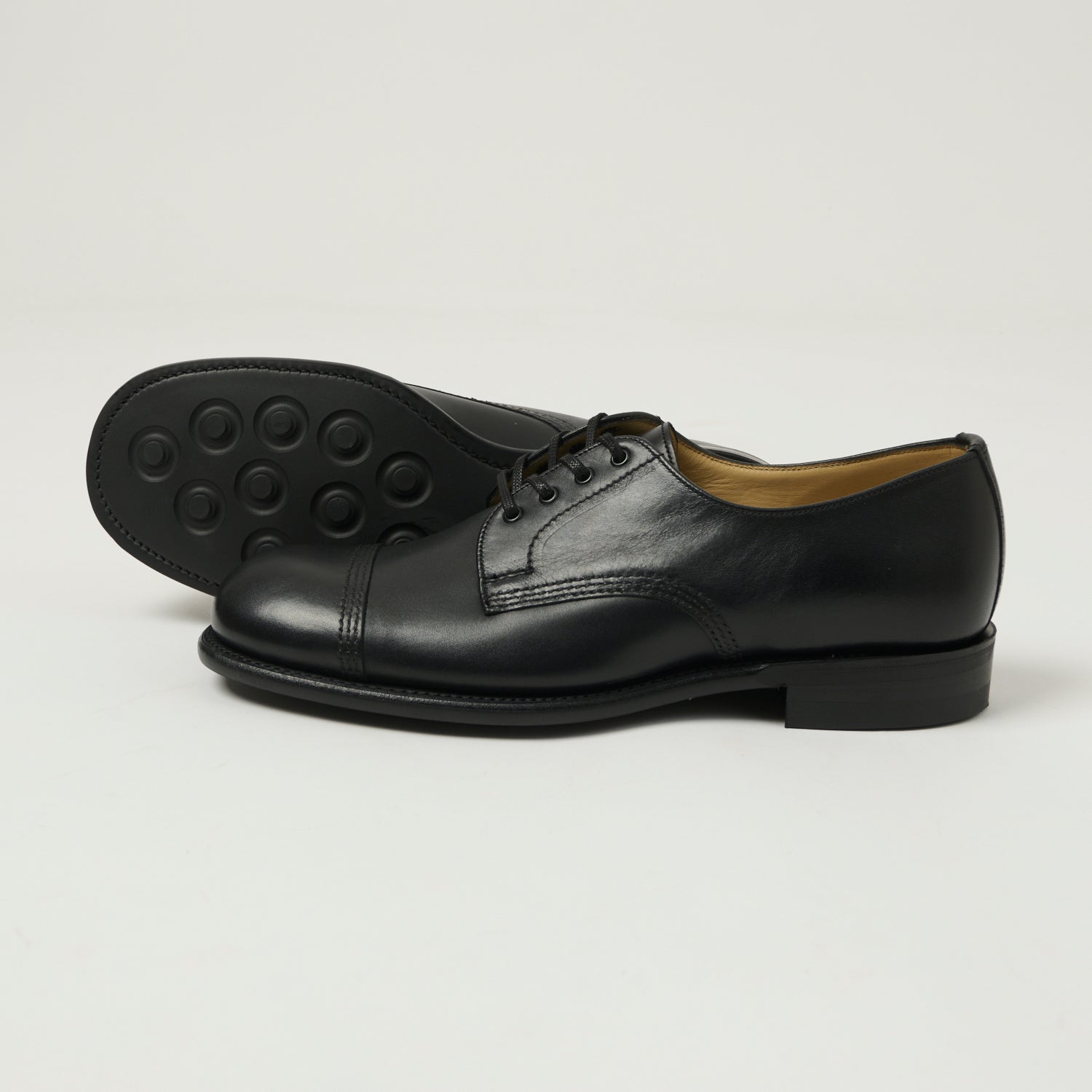 Sanders Derby Shoe - Black Waxy – SON OF A STAG