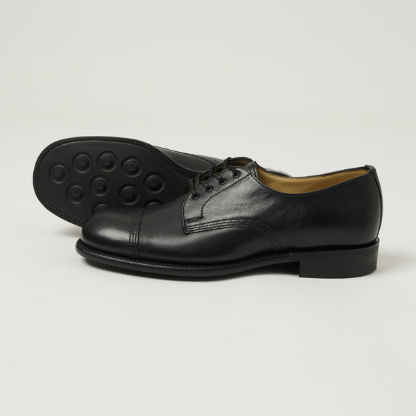 Sanders & Sanders Derby Shoe - Black Waxy