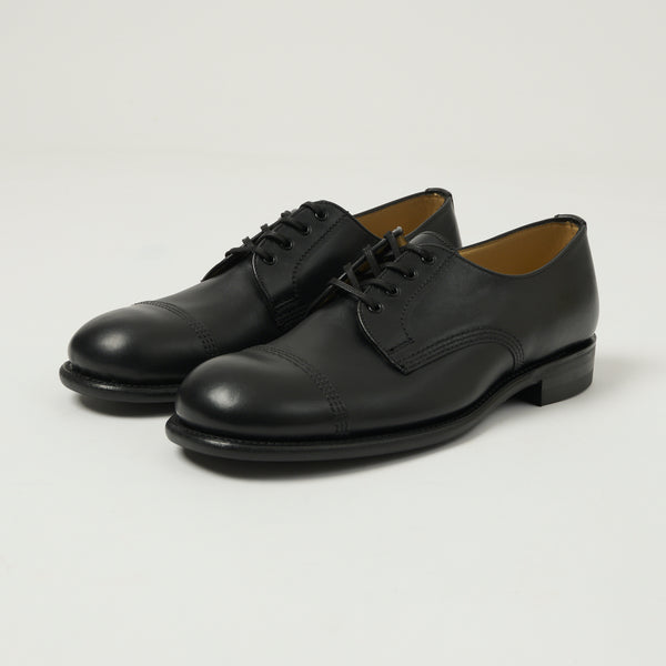 Sanders & Sanders Derby Shoe - Black Waxy