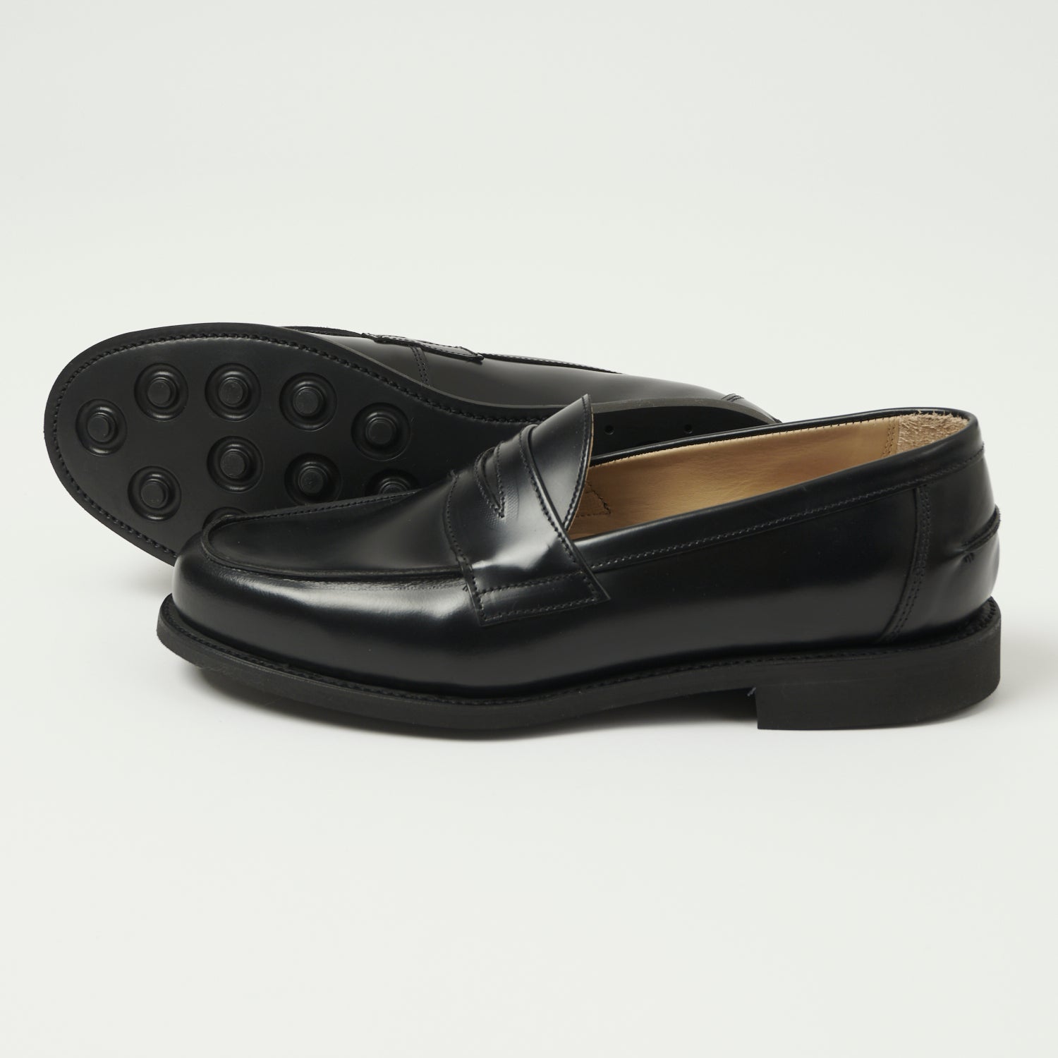 Sanders Butt Seam Loafer Shoe - Black – SON OF A STAG