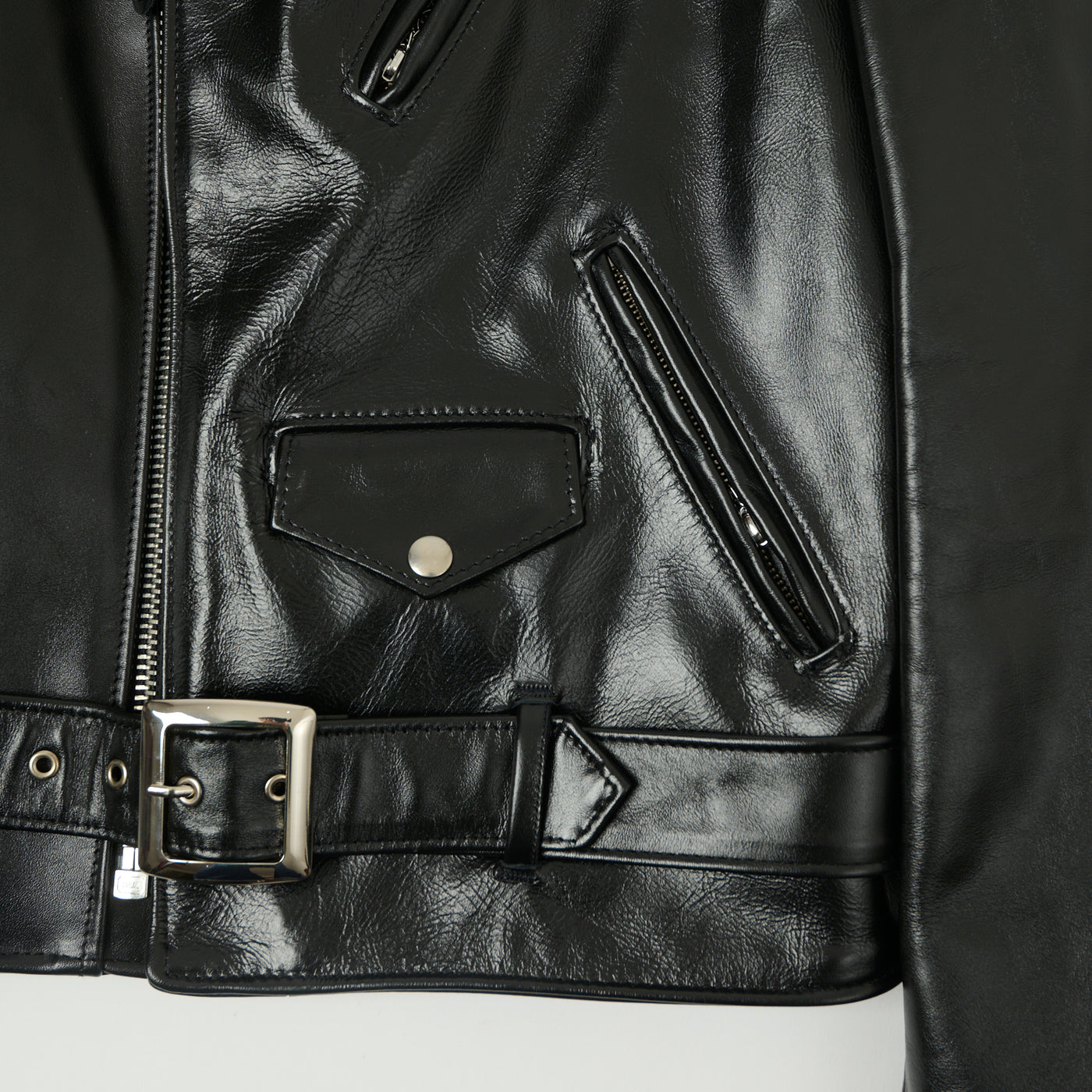 Schott NYC 'Perfecto' Horsehide Leather Motorcycle Jacket Black