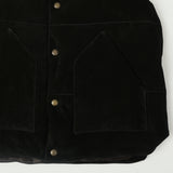 Shangri-La Heritage 'Bivacco' Western Down Suede Vest - Black