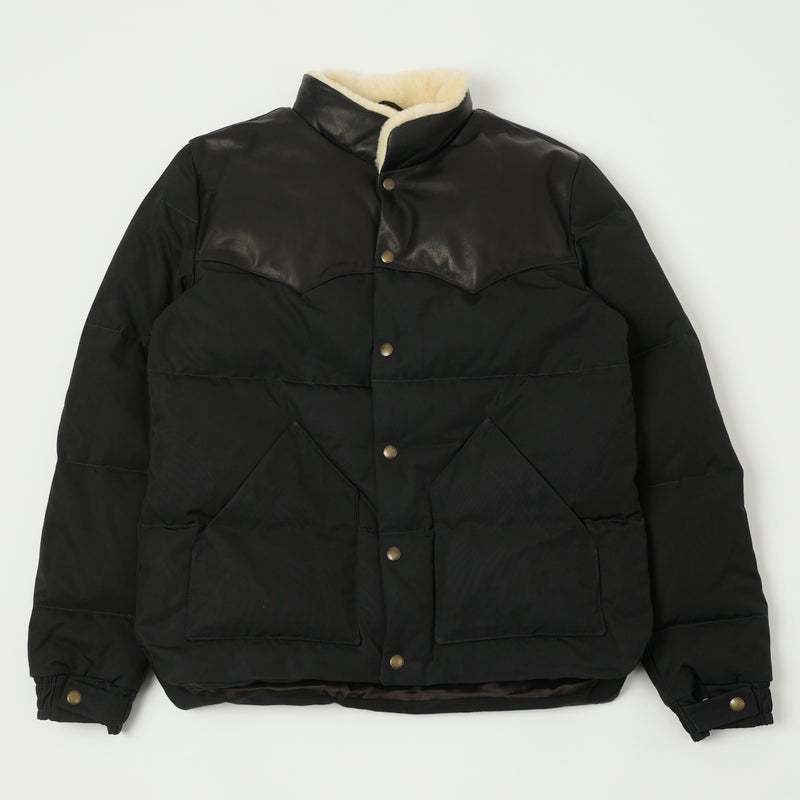 Shangri-La Heritage 'Bivacco' Western Down Jacket Black Giubbino