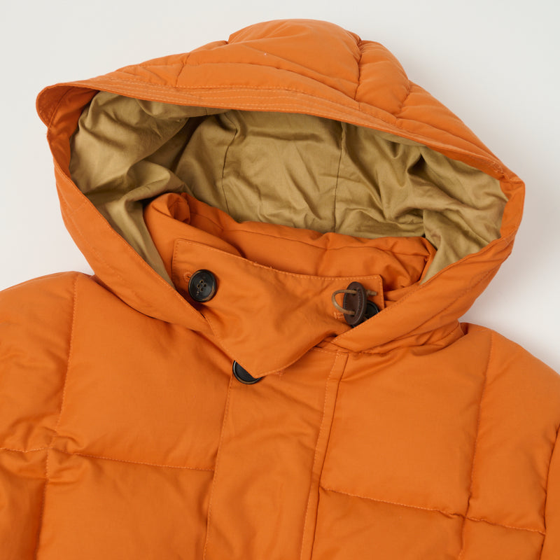 Orange down coat online