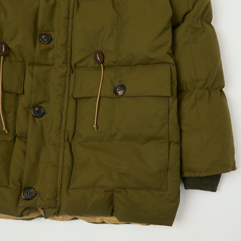 Shangri-La Heritage 'Presena' Quilted Down Jacket - Olive