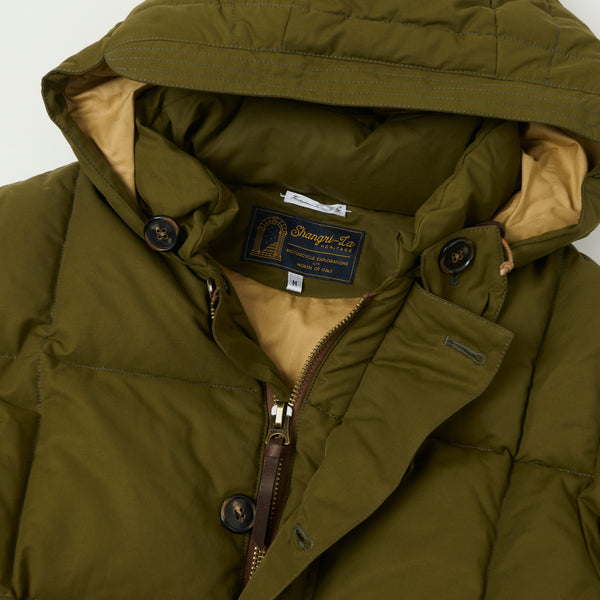 Shangri-La Heritage 'Presena' Quilted Down Jacket - Olive