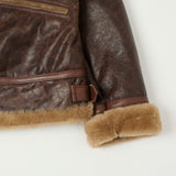 Shangri-La Heritage 'Aviatore' B-3 Shearling Flight Jacket - Brown