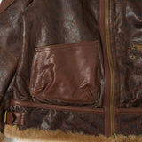 Shangri-La Heritage 'Aviatore' B-3 Shearling Flight Jacket - Brown