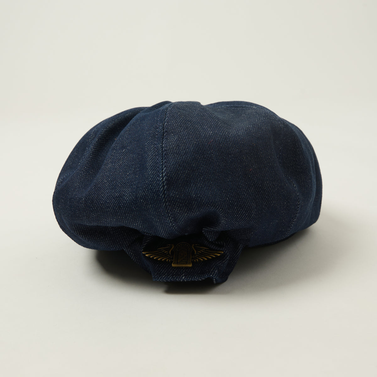 Shangri-La Heritage 'Outlaw' Denim 8-Panel Riders Cap - Raw