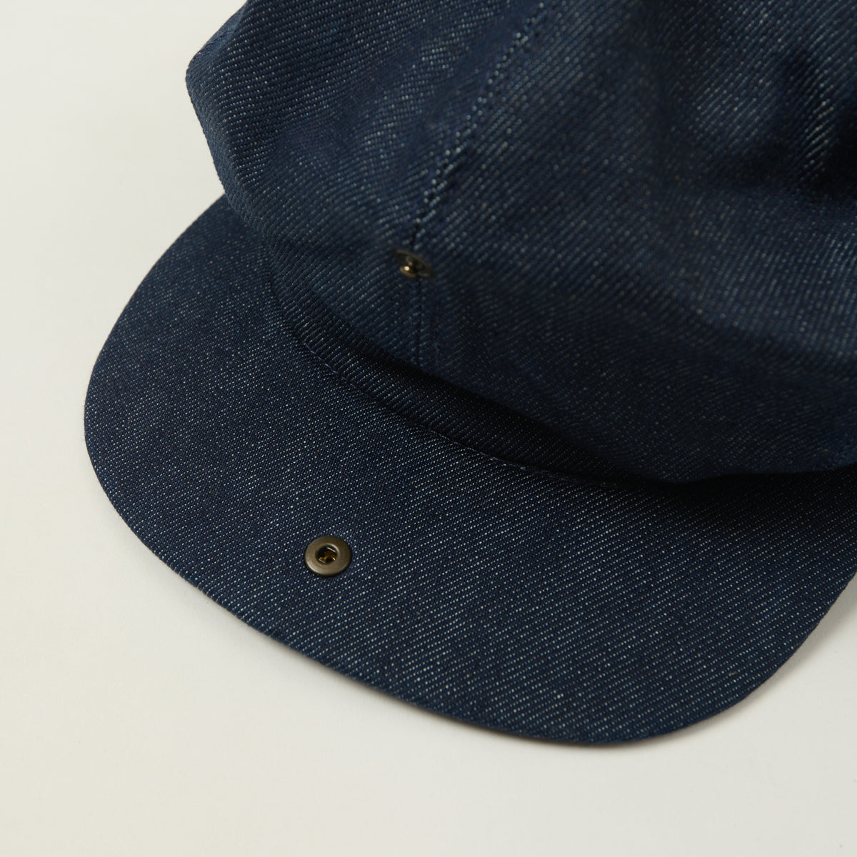 Shangri-La Heritage 'Outlaw' Denim 8-Panel Riders Cap - Raw