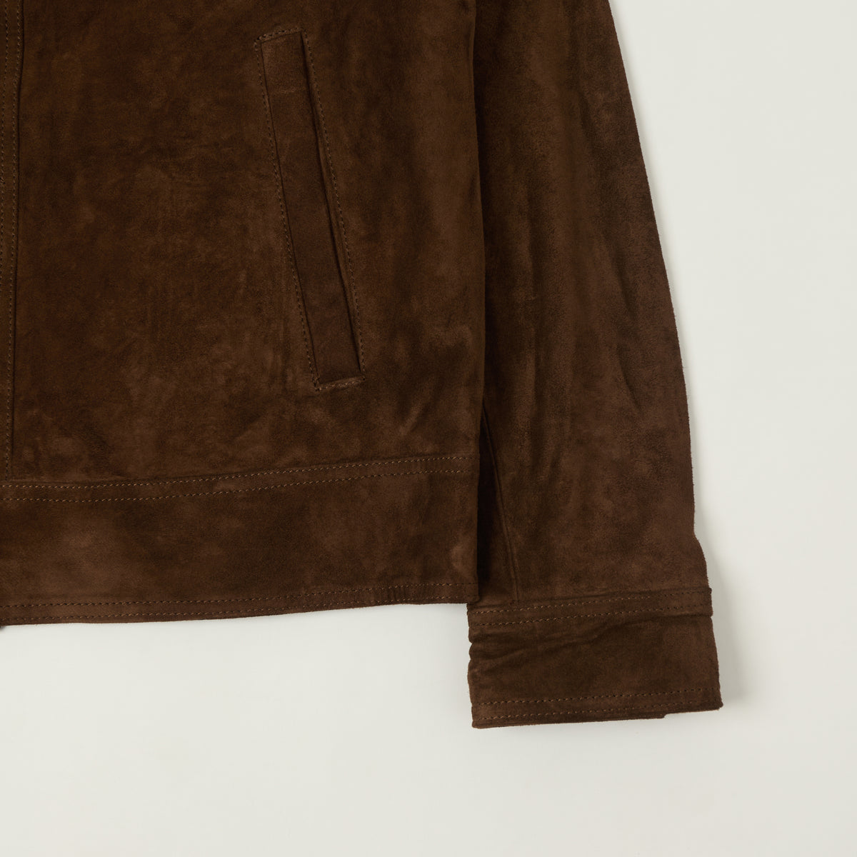 Shangri-La Heritage 'Terracotta' Suede Jacket - Brown
