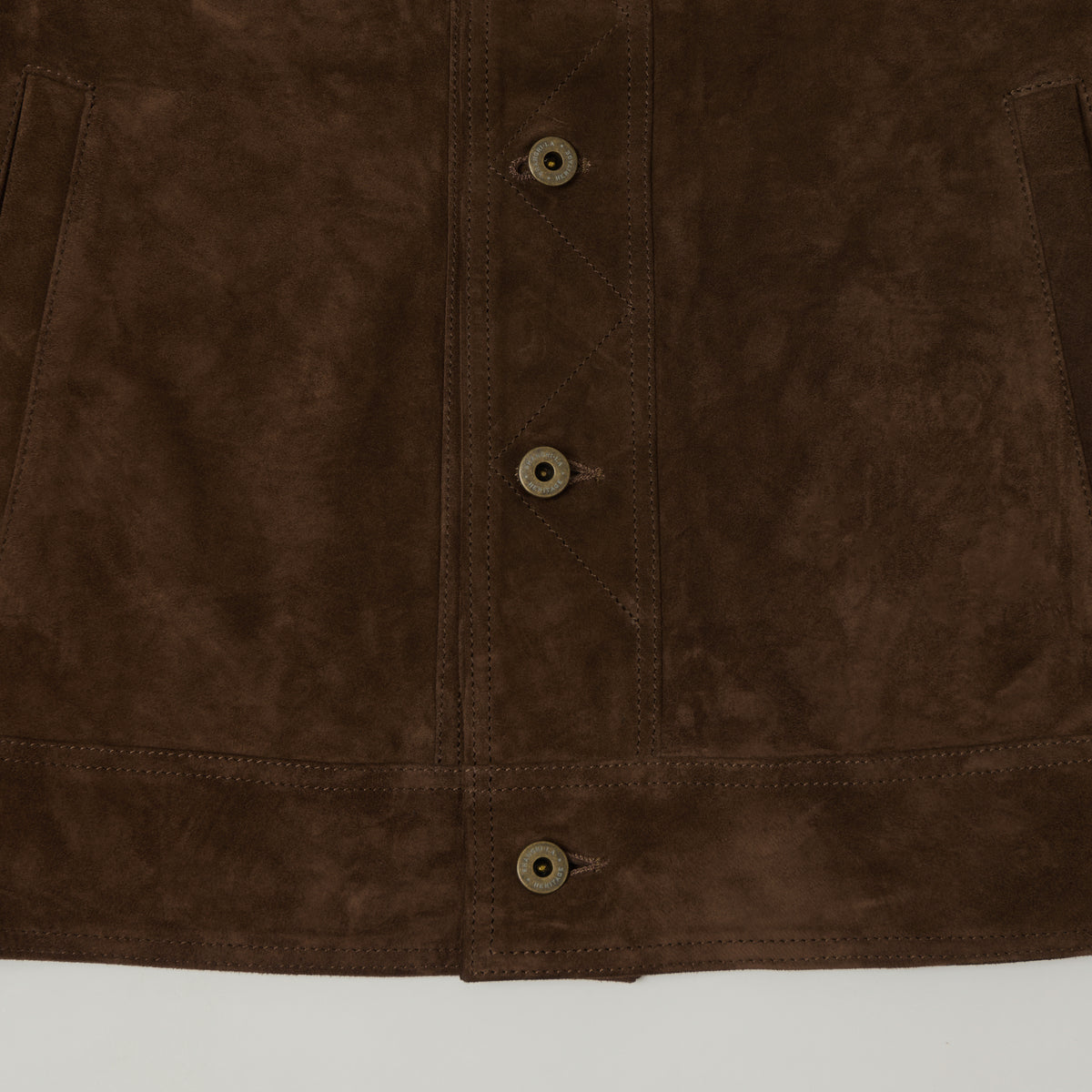 Shangri-La Heritage 'Terracotta' Suede Jacket - Brown