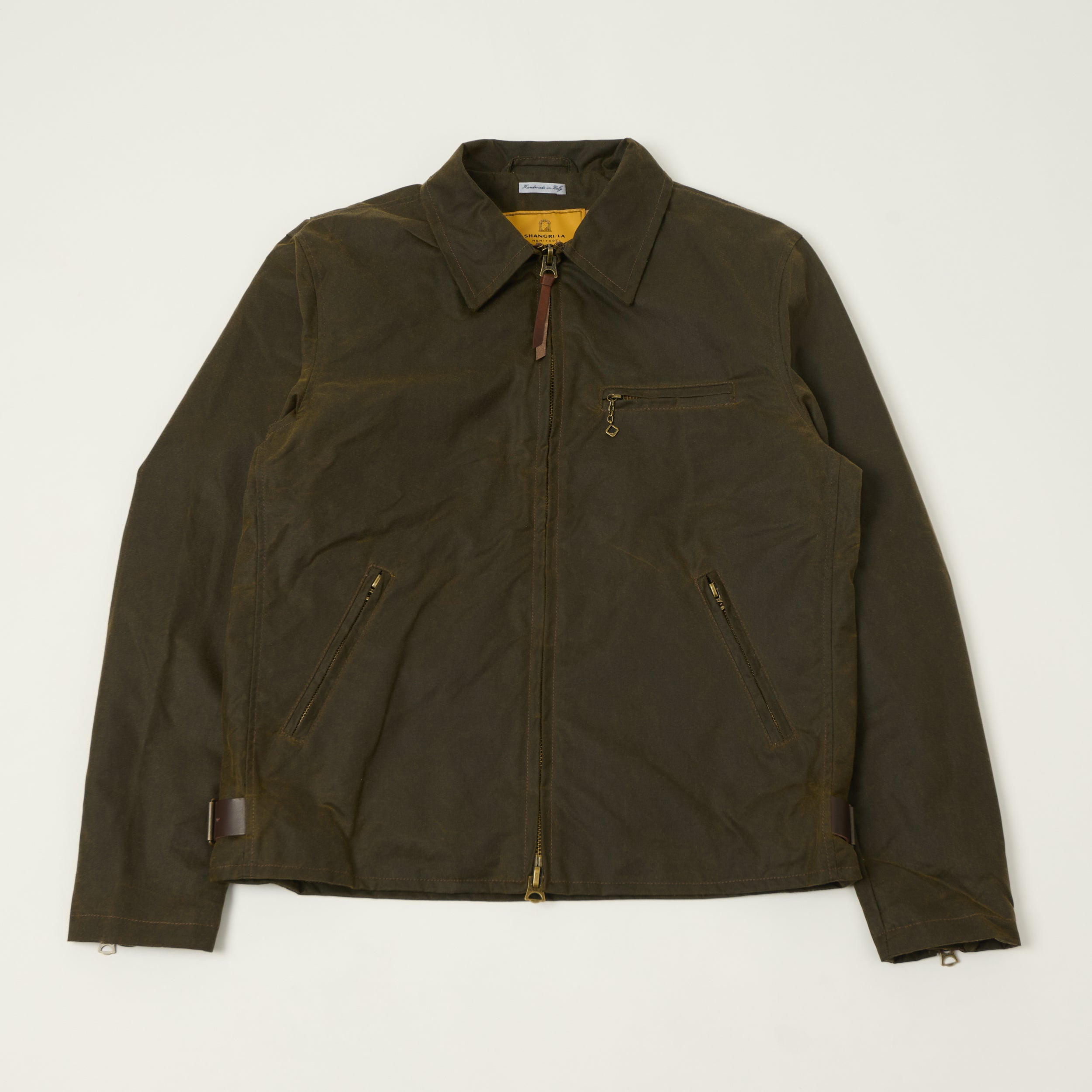 Shangri-La Heritage 'Tornado' B-6 Vintage Shearling Jacket - Black