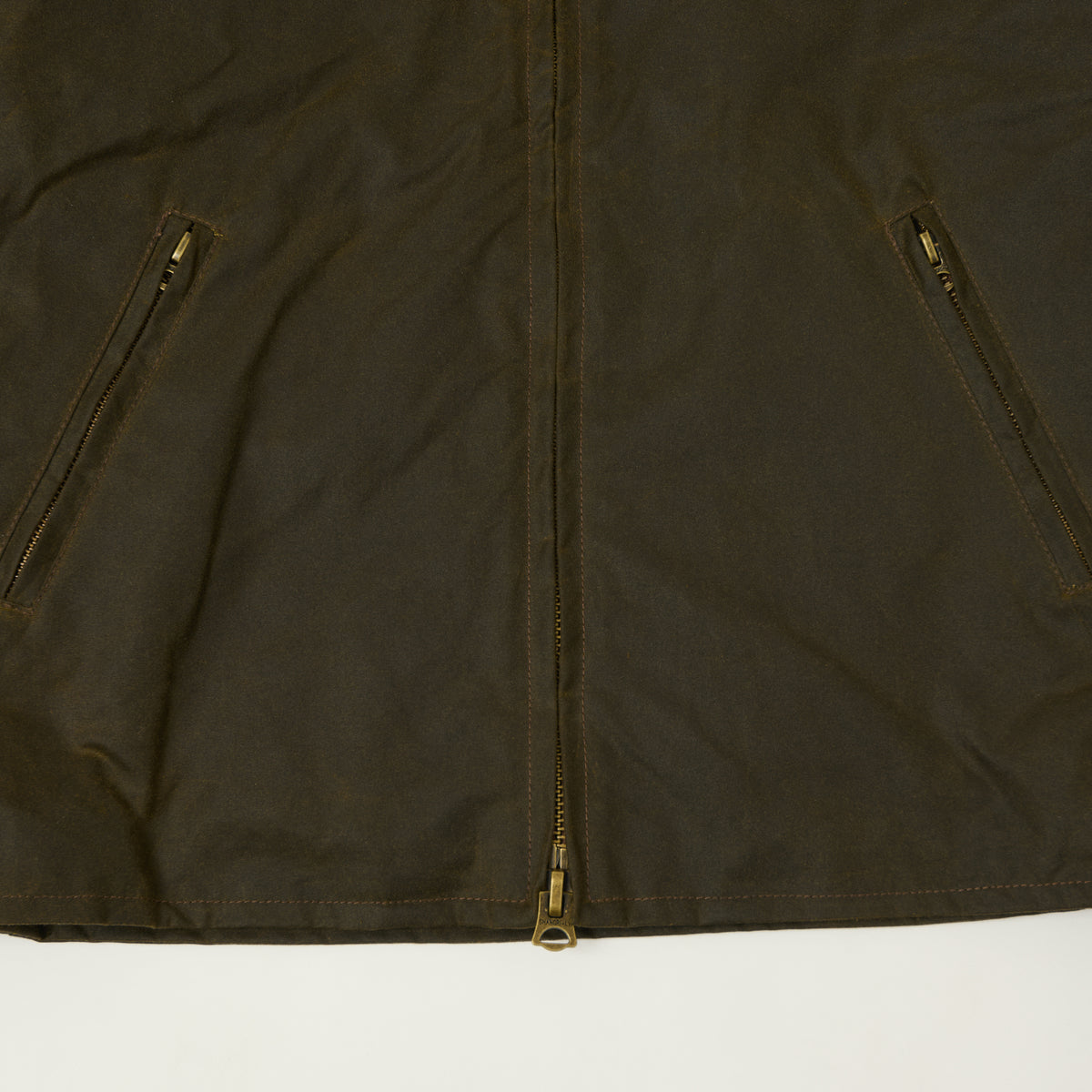 Shangri-La Heritage 'Varenne' Waxed Canvas Jacket - Army Green