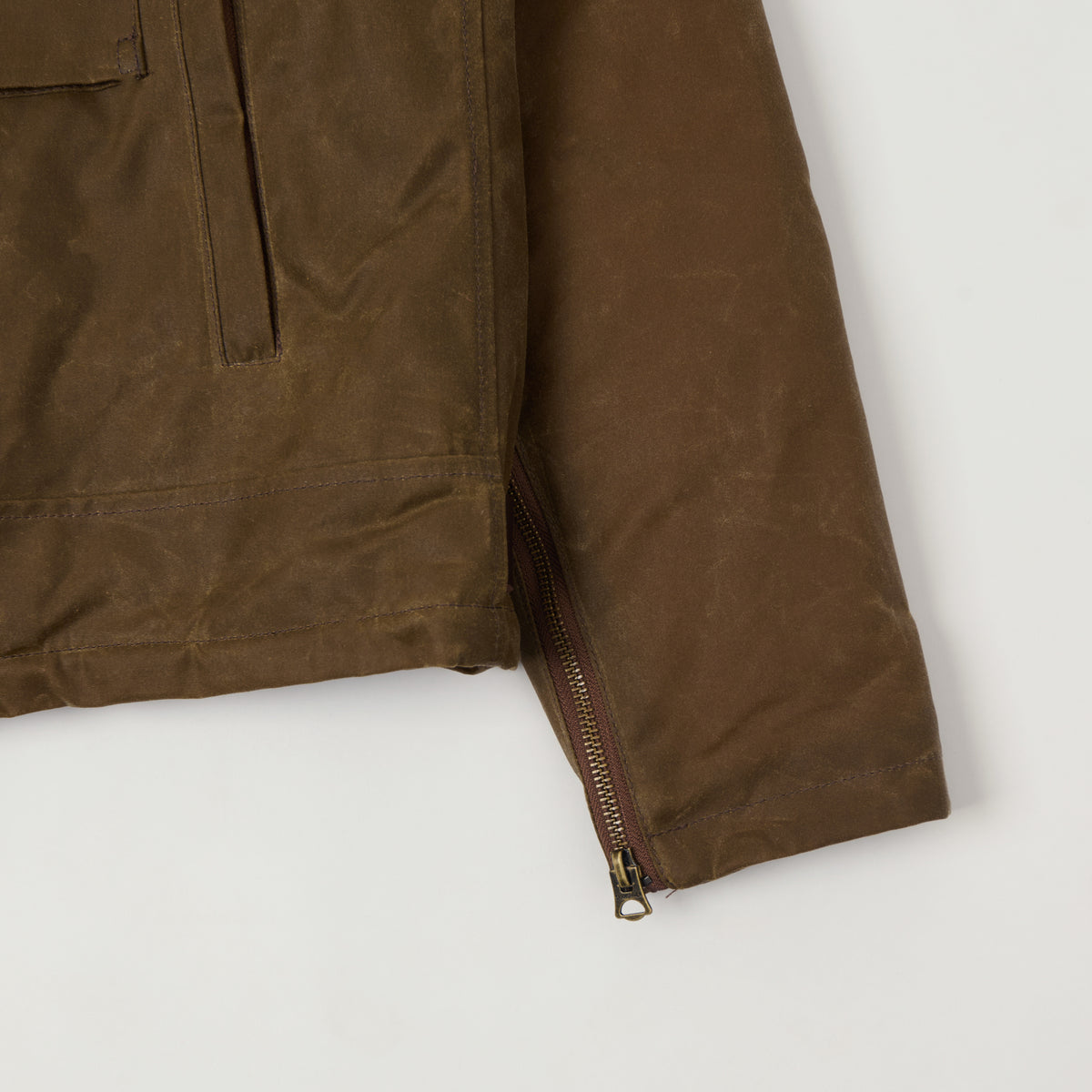 Shangri-La Heritage Waxed Canvas Swedish Motorcycle Jacket - Tan