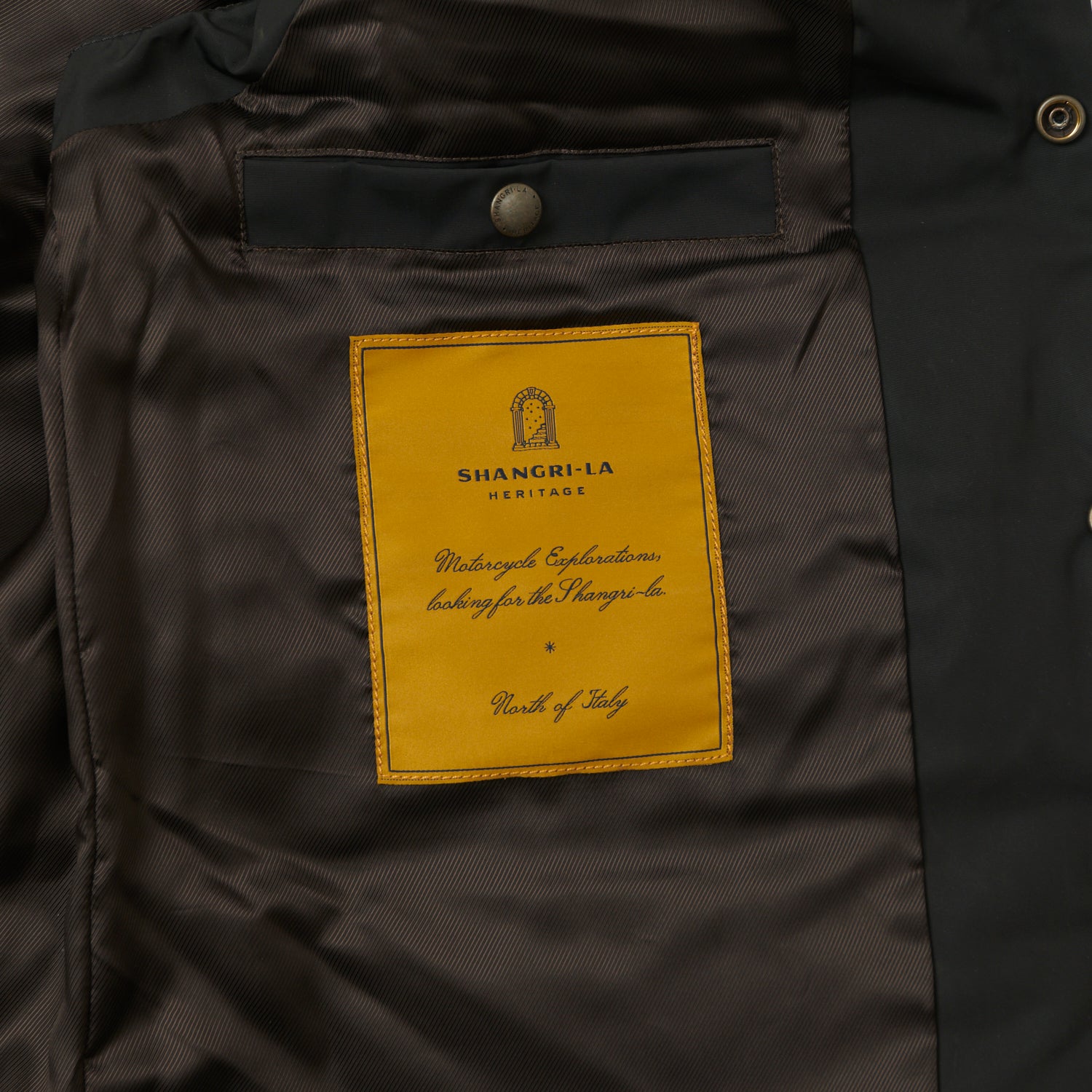 Shangri-La Heritage 'Bivacco' Western Down Vest - Black/Beige