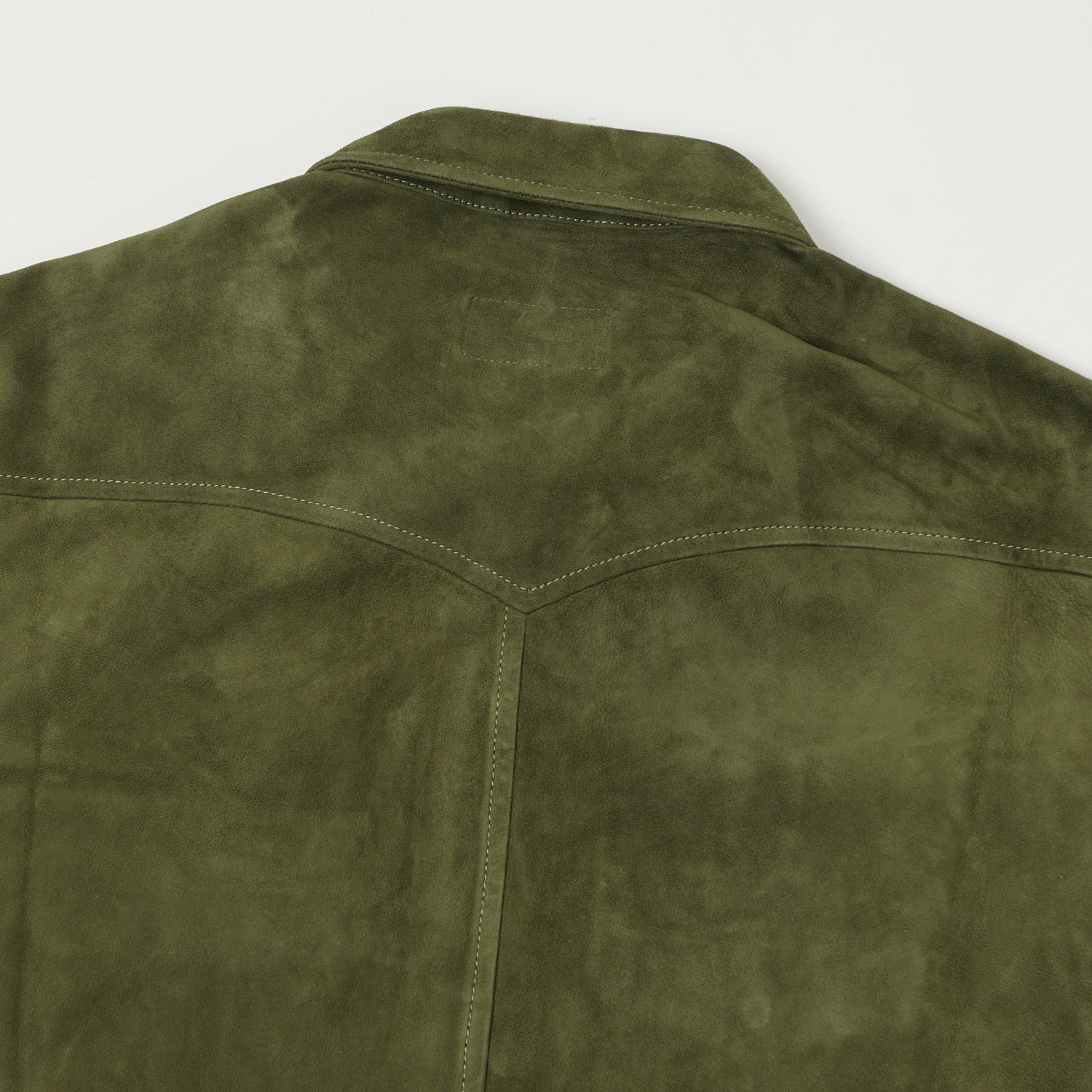 Shangri-La Heritage 'Gonzo' Suede Western Shirt - Muschio