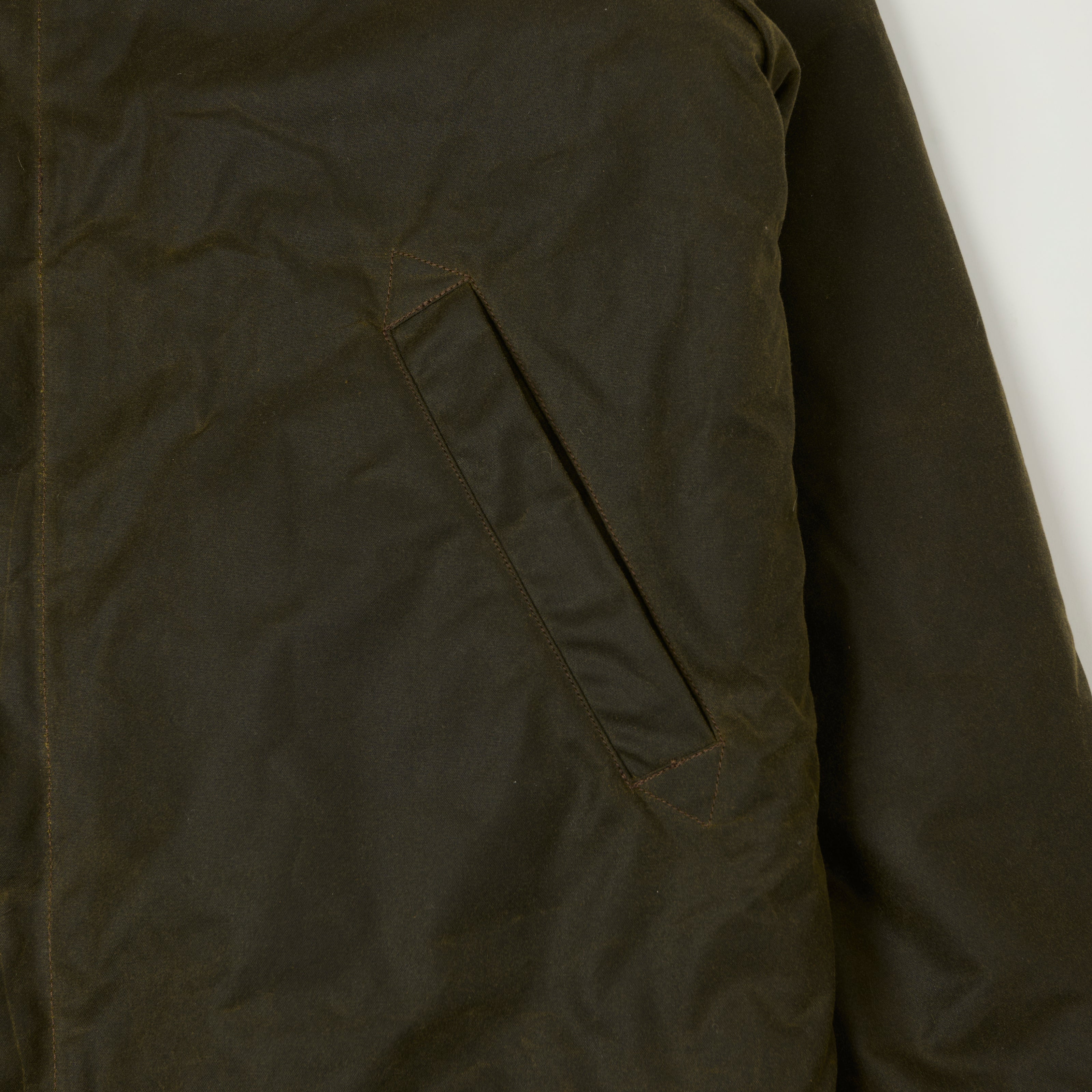 Shangri-La Heritage Waxed Canvas N-1 Deck Jacket - Army Green