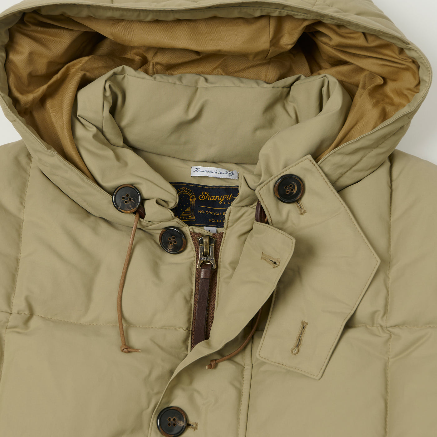 Shangri-La Heritage 'Presena' Quilted Down Jacket - Beige