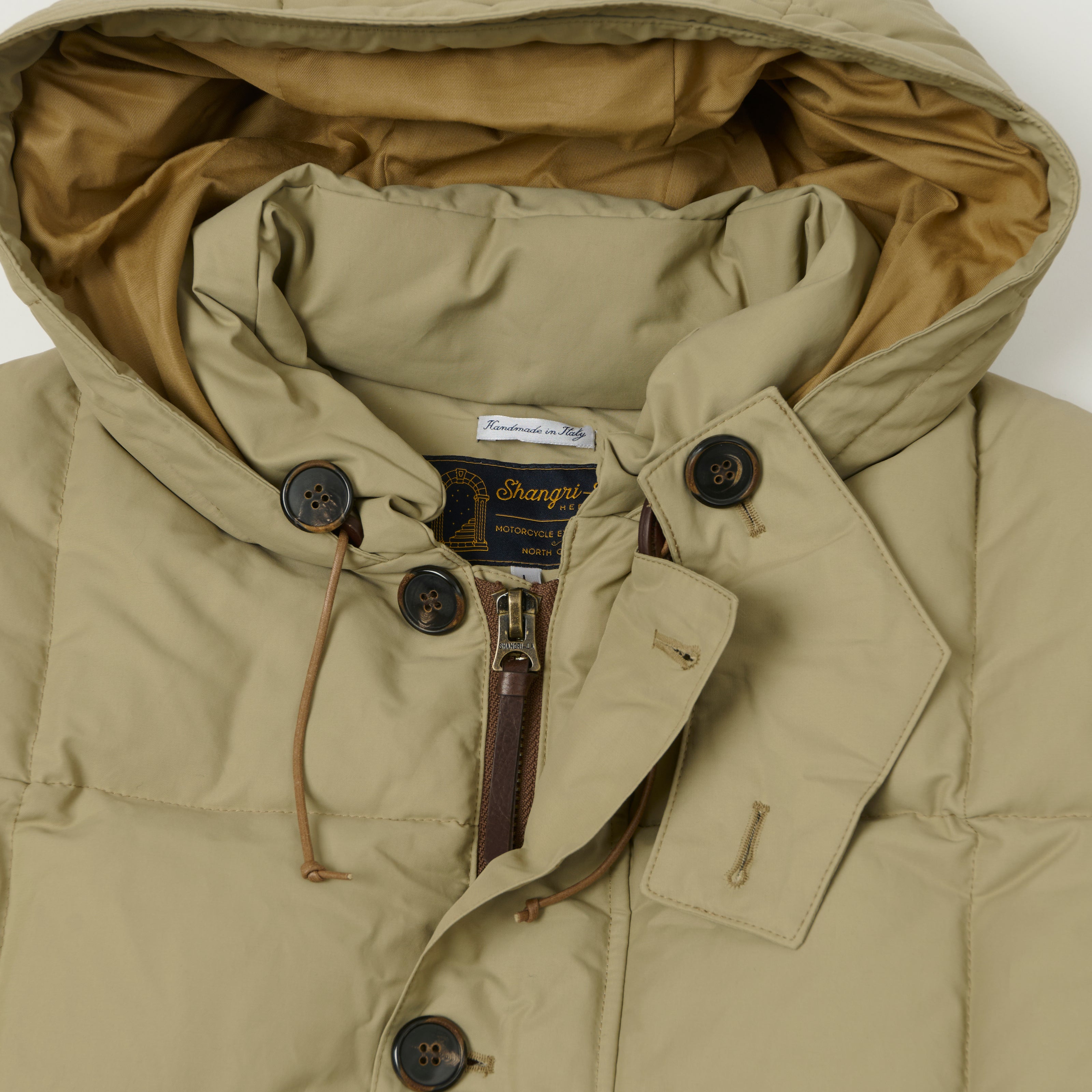 Shangri-La Heritage 'Presena' Quilted Down Jacket - Beige
