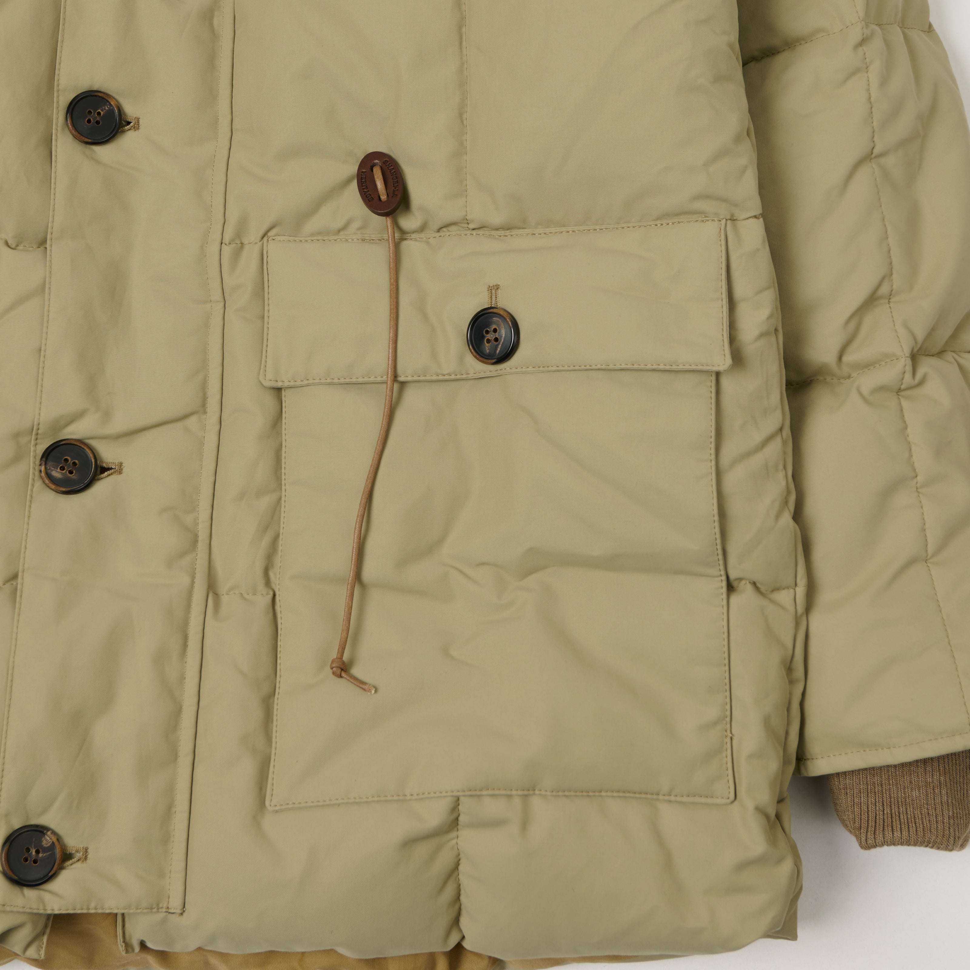 Shangri-La Heritage 'Presena' Quilted Down Jacket - Beige