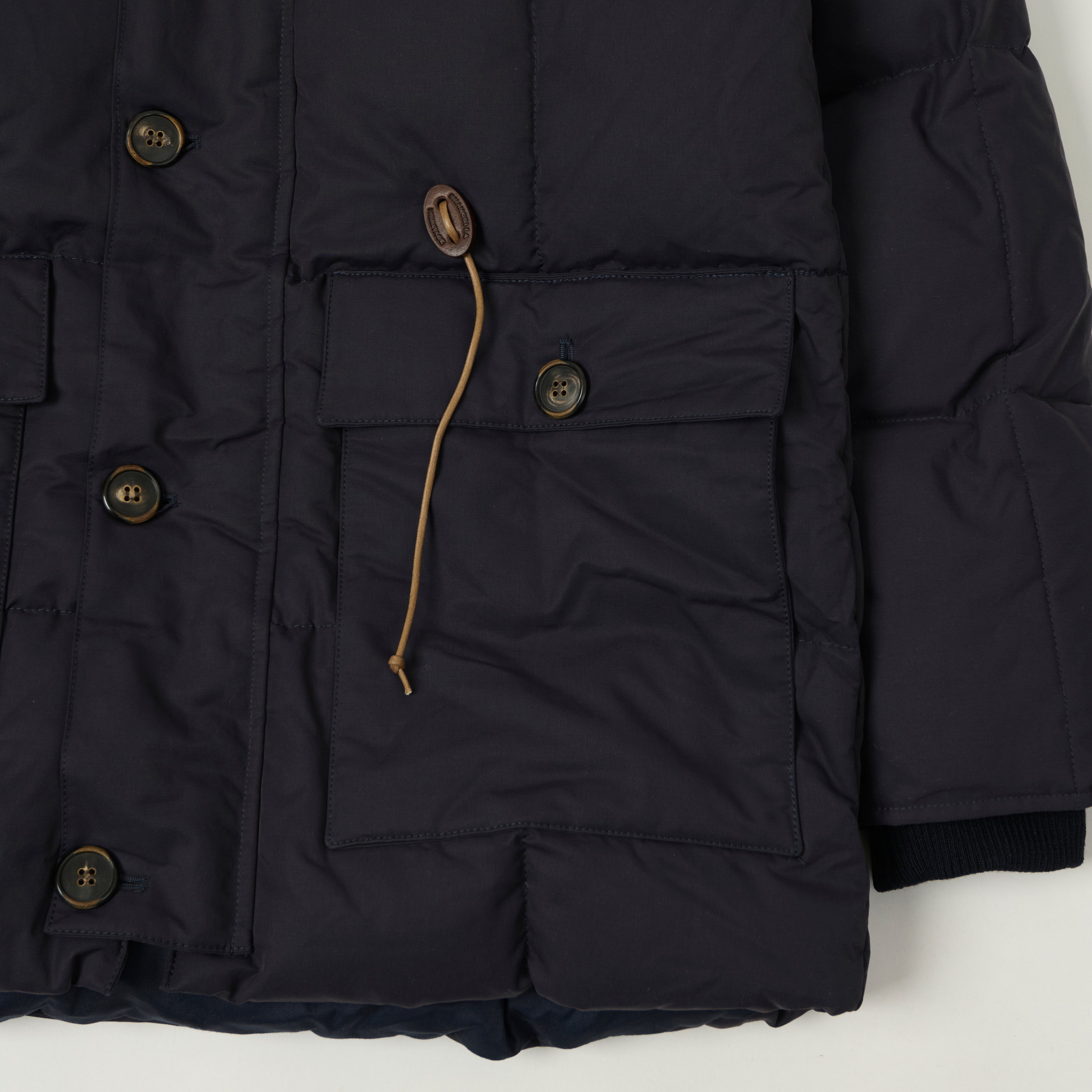 Shangri-La Heritage 'Presena' Quilted Down Jacket - Navy