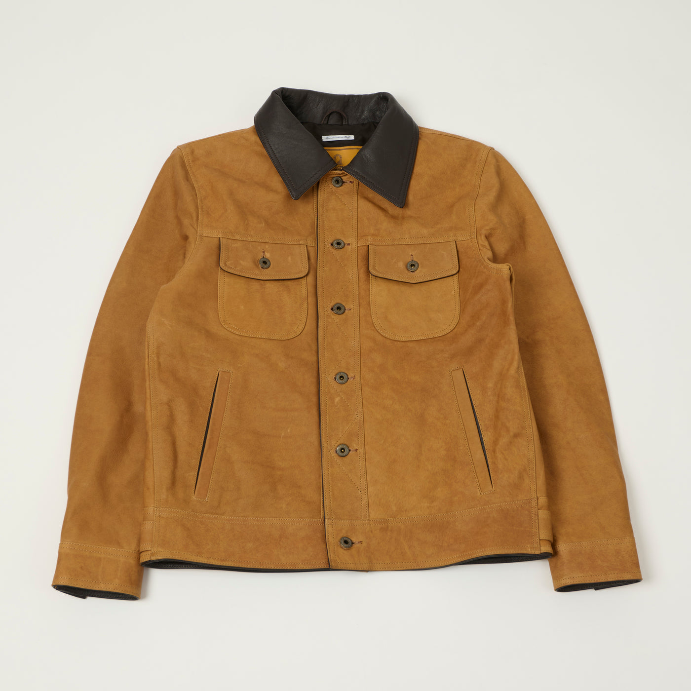 Shangri-La Heritage Nubuck Leather Western Jacket - Terracotta