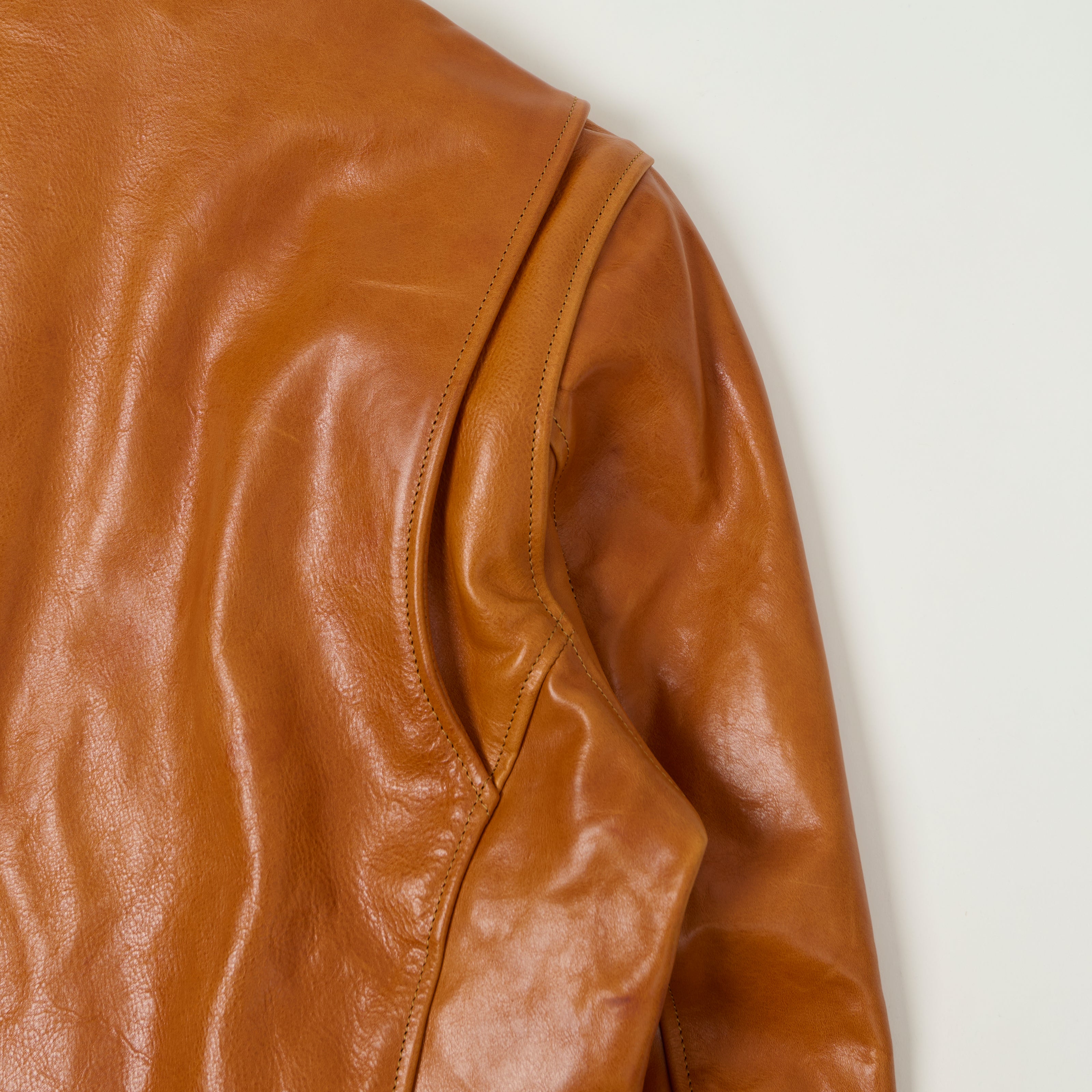 Shangri-La Heritage 'Varenne' Badalassi Leather Jacket - Olmo