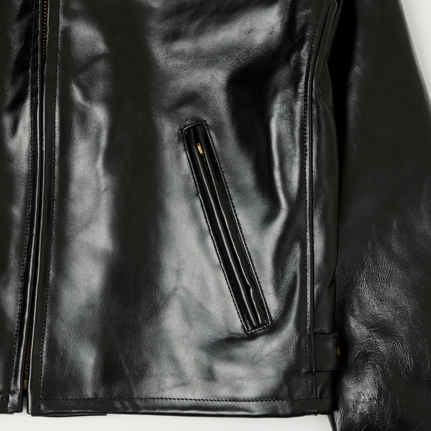 Shangri-La Heritage 'Varenne' Horsehide Leather Jacket - Black