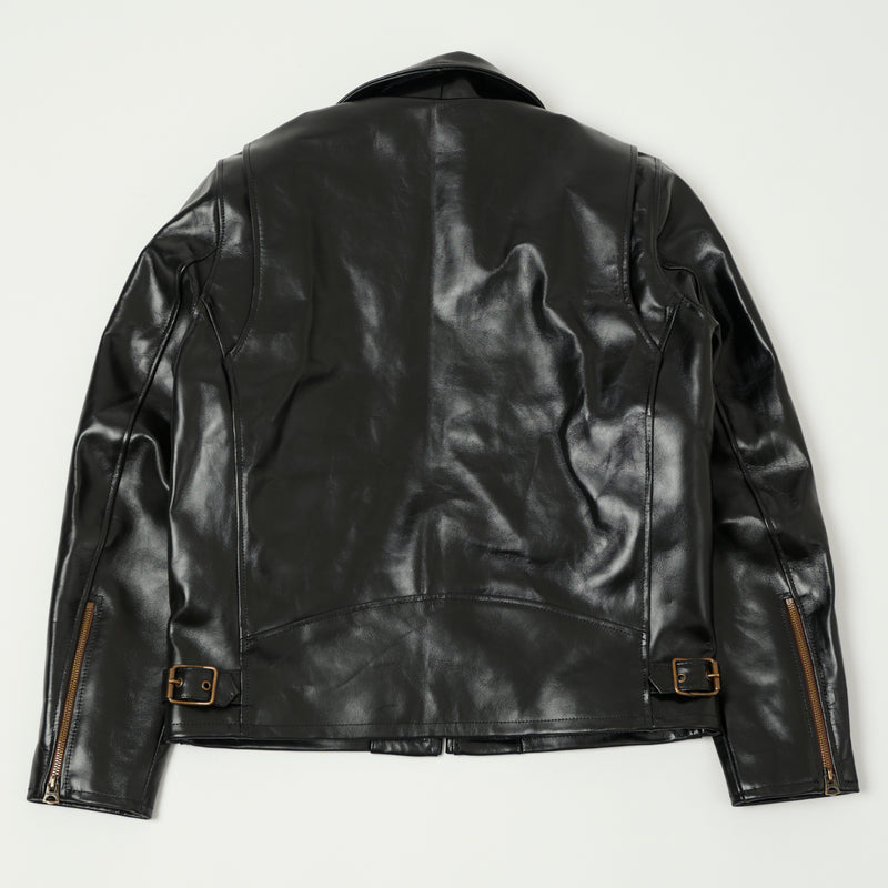Shangri-La Heritage 'Varenne' Horsehide Leather Jacket - Black
