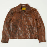 Shangri-La Heritage 'Varenne' Horsehide Leather Jacket - Whiskey