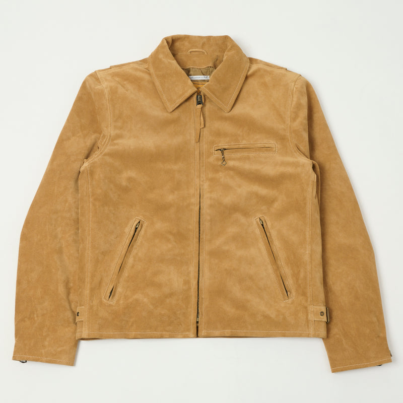 Shangri-La Heritage 'Varenne' Sabbia Suede Jacket - Tan