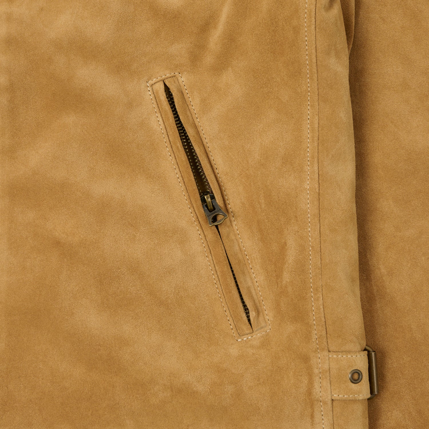 Shangri-La Heritage 'Varenne' Sabbia Suede Jacket - Tan