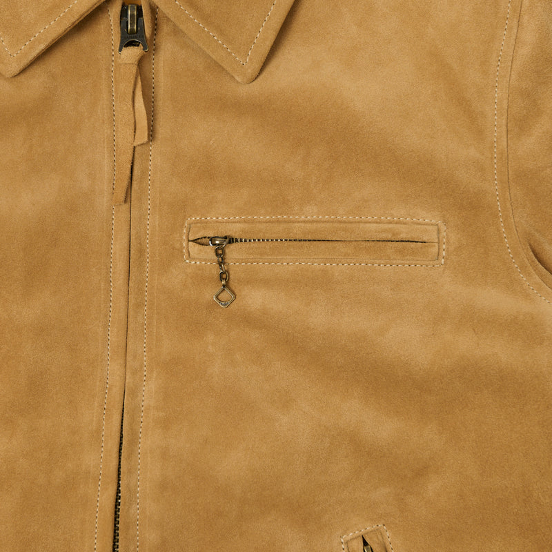 Shangri-La Heritage 'Varenne' Sabbia Suede Jacket - Tan