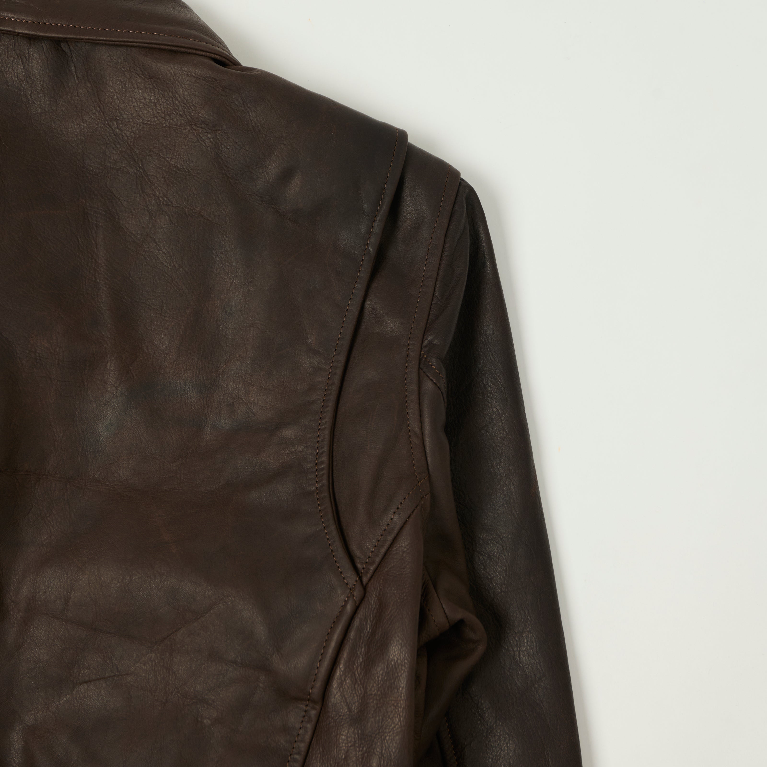 Shangri-La Heritage 'Varenne' Steerhide Leather Jacket - Brown