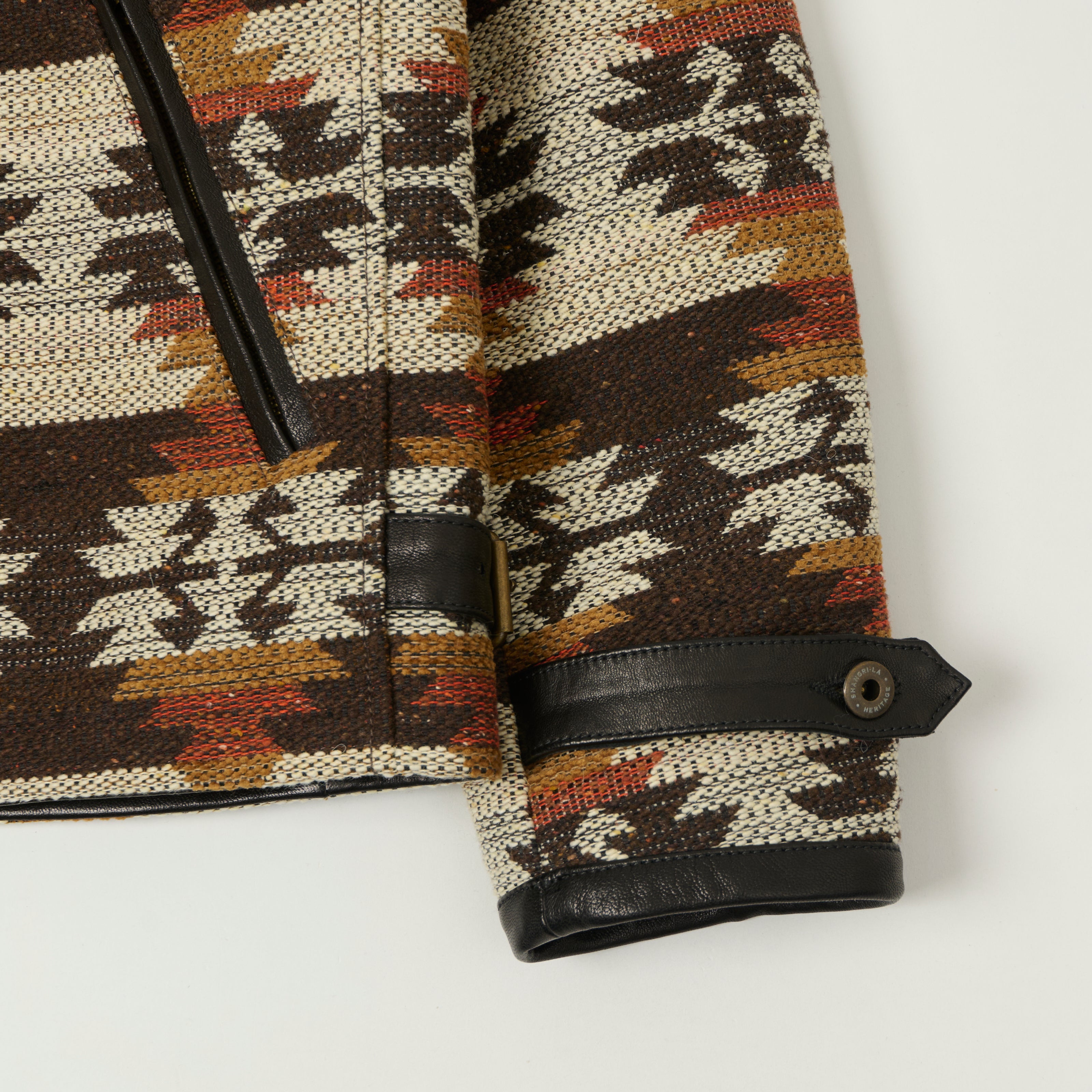 Shangri-La Heritage 'Varenne' Wool Kilim Jacket - Desert Navajo