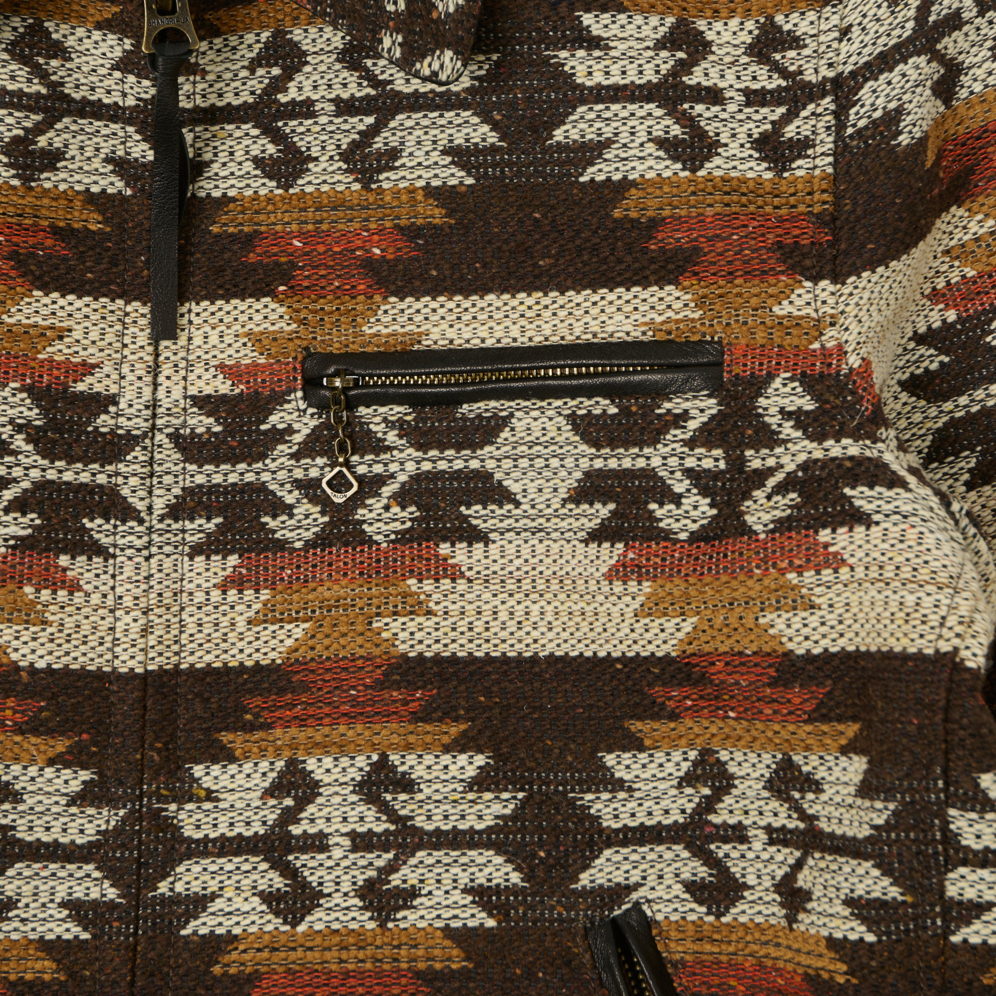 Shangri-La Heritage 'Varenne' Wool Kilim Jacket - Desert Navajo