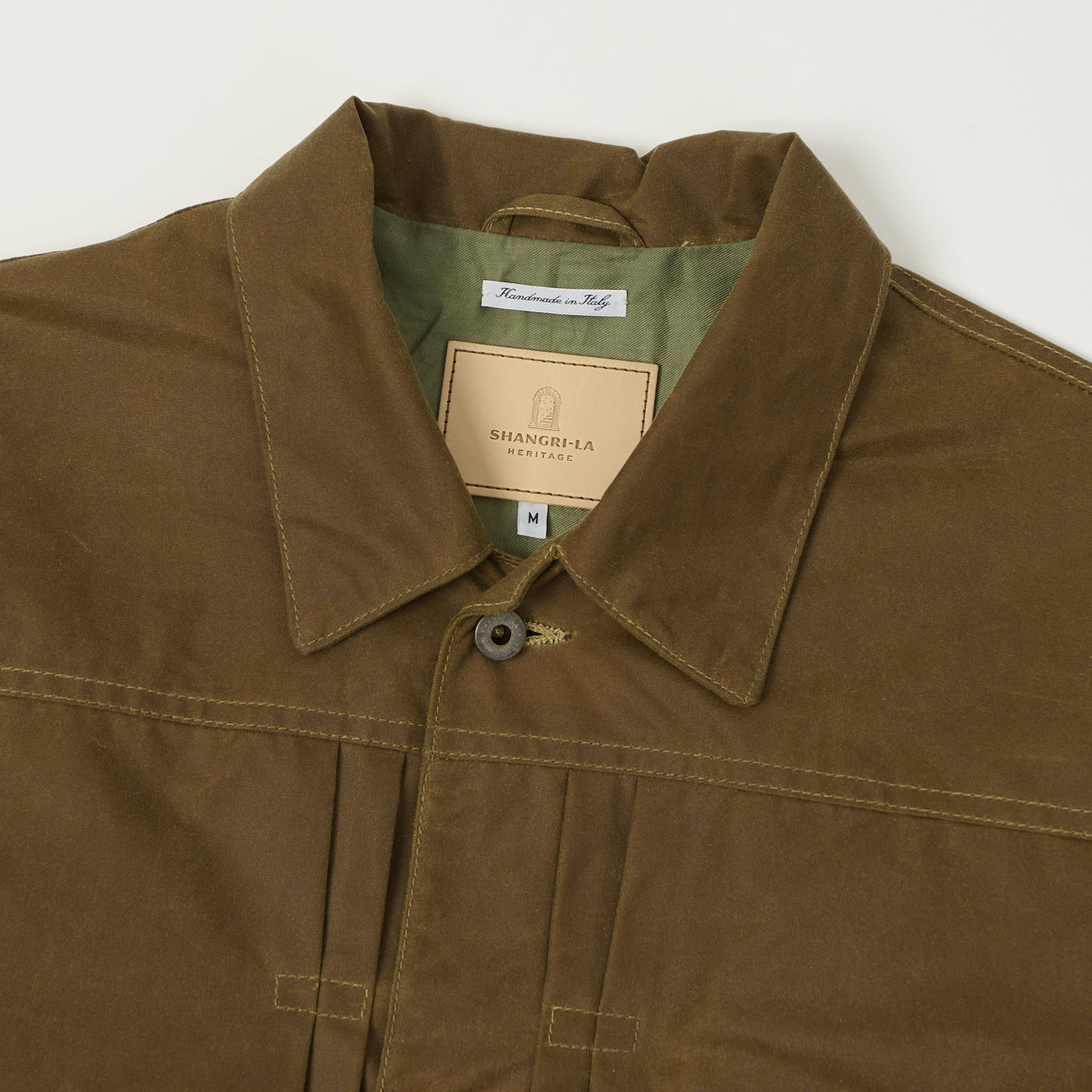 Shangri-La Heritage 'Type I' Waxed Canvas Jacket - Bronze