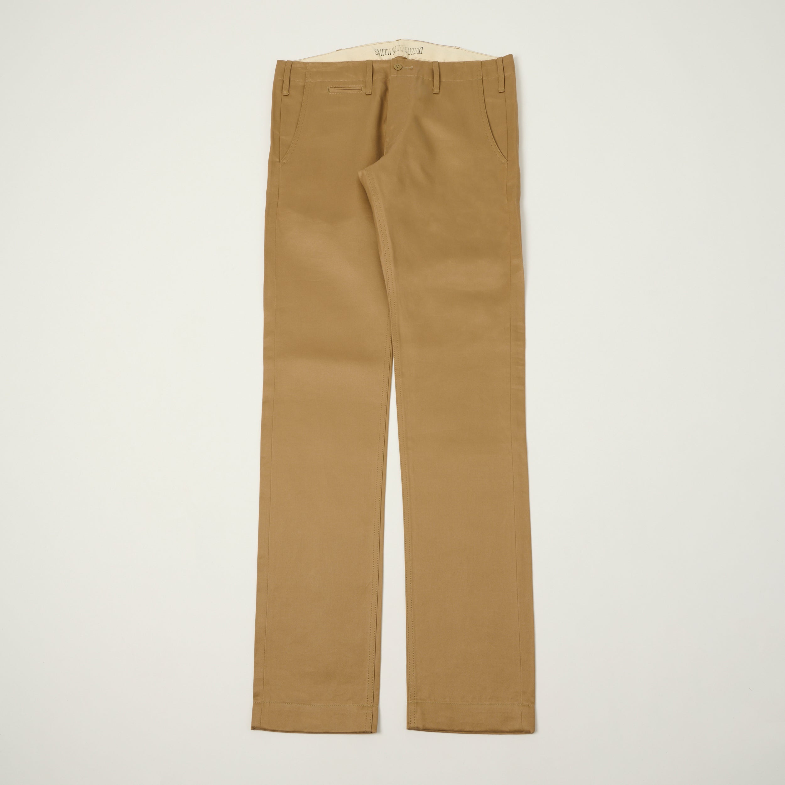 Smith Sato Suzuki E1707 Relaxed Tapered Chino - Khaki