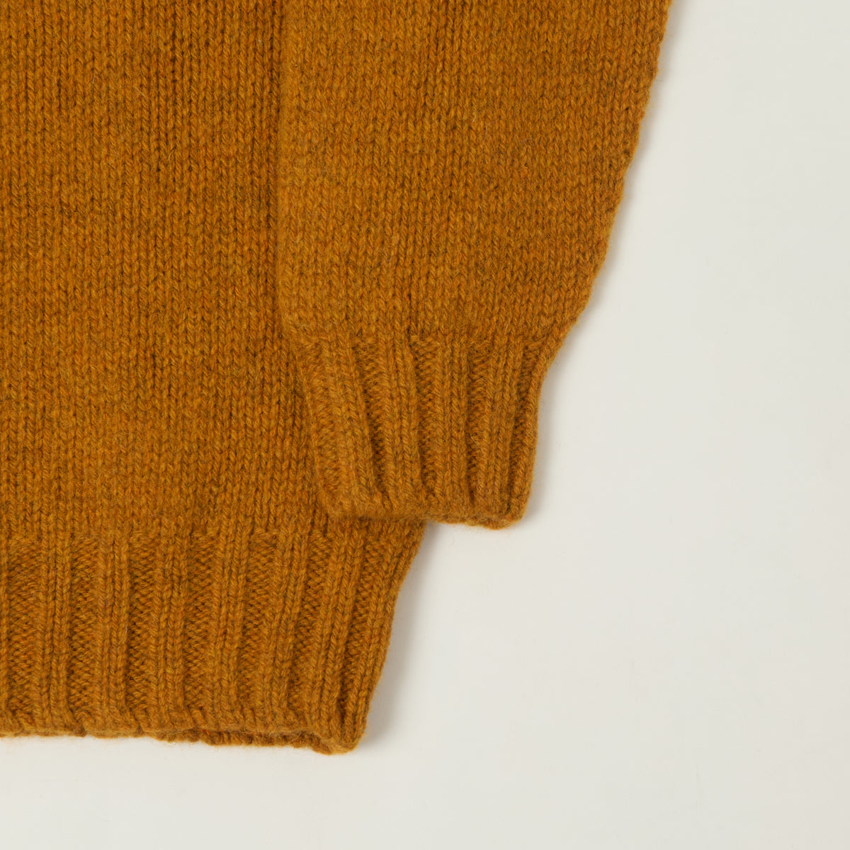 Smith Sato Suzuki 'Takayama' Brushed Lambswool Jumper - Ochre Yellow