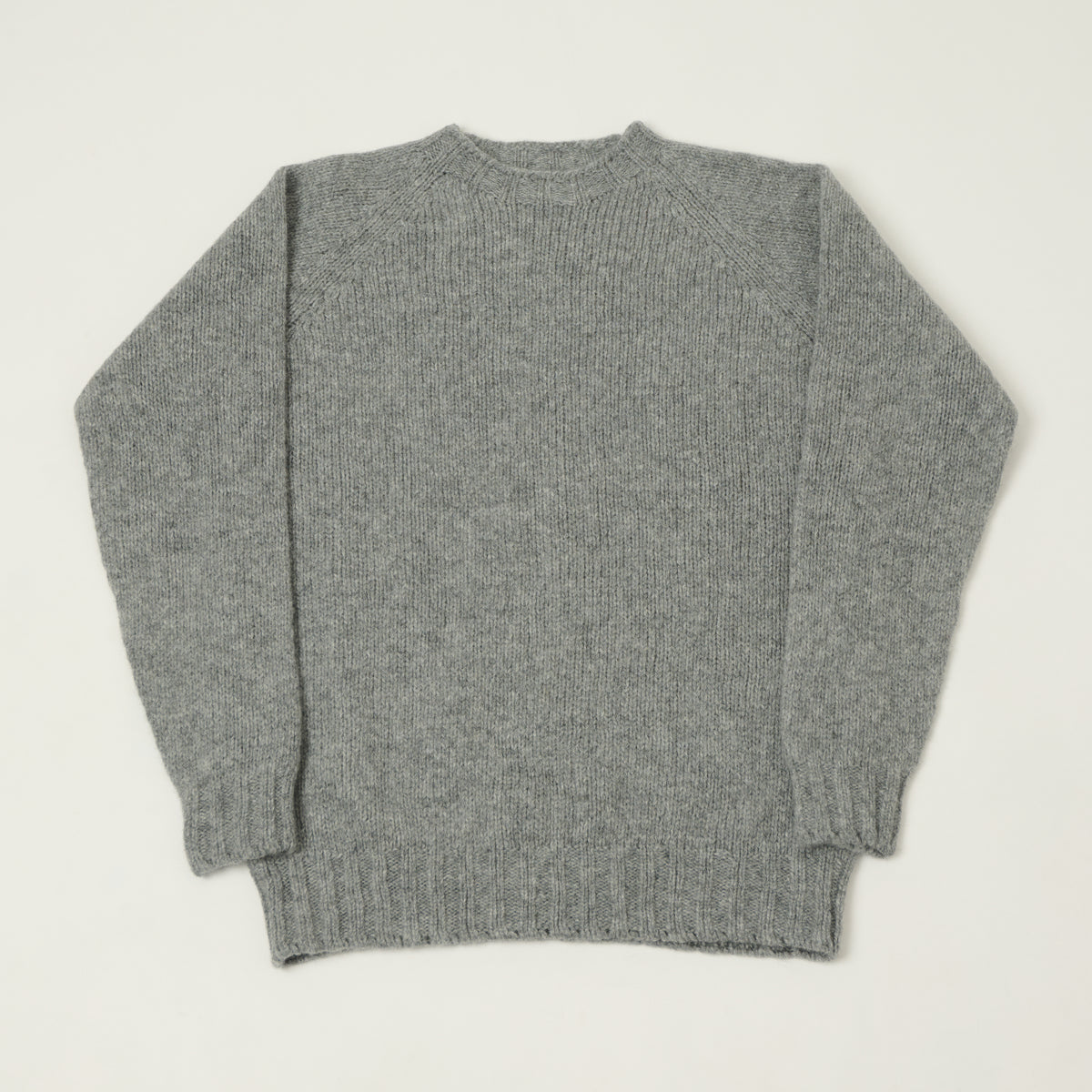 Smith Sato Suzuki 'Takayama' Brushed Lambswool Jumper - Mineral Grey