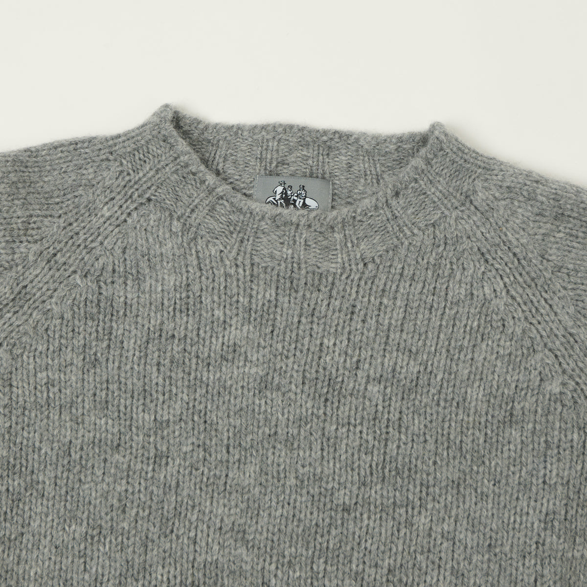 Smith Sato Suzuki 'Takayama' Brushed Lambswool Jumper - Mineral Grey