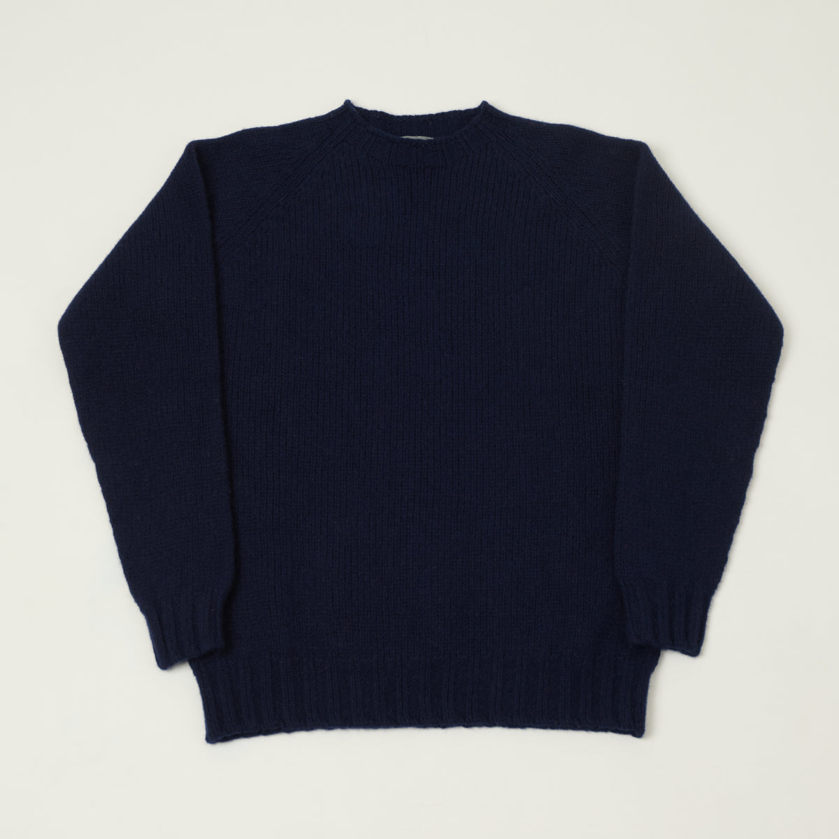 Smith Sato Suzuki 'Takayama' Brushed Lambswool Jumper - Admiral Blue