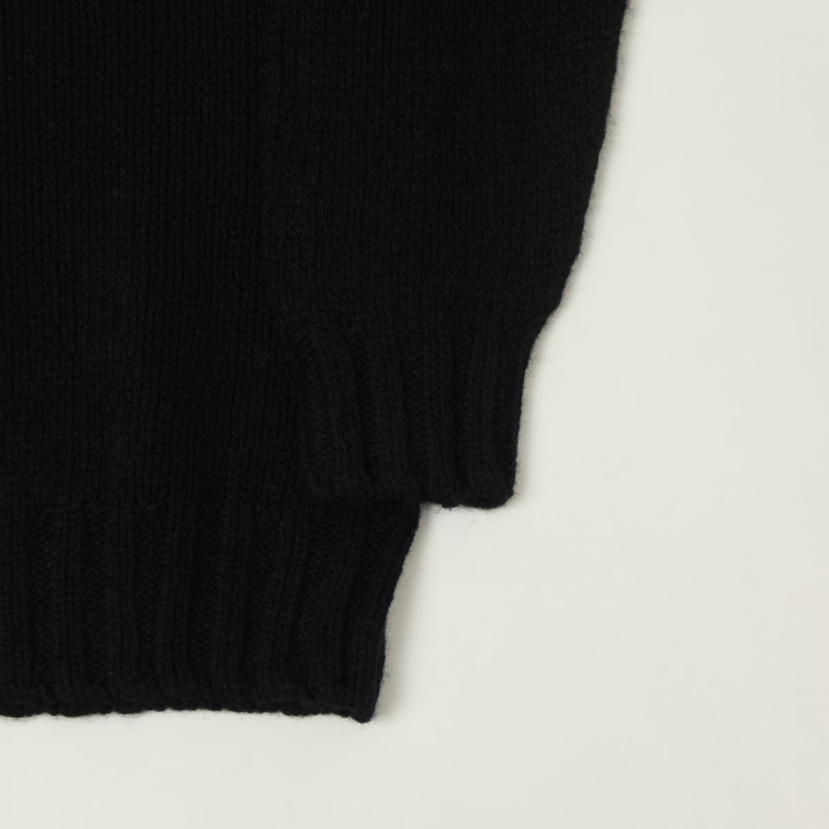 Smith Sato Suzuki 'Takayama' Brushed Lambswool Jumper - Carbon Black