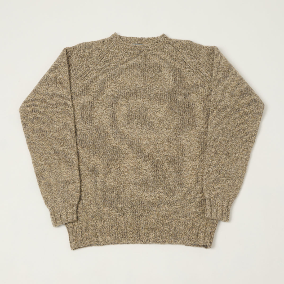 Smith Sato Suzuki 'Takayama' Brushed Lambswool Jumper - Heather Brown