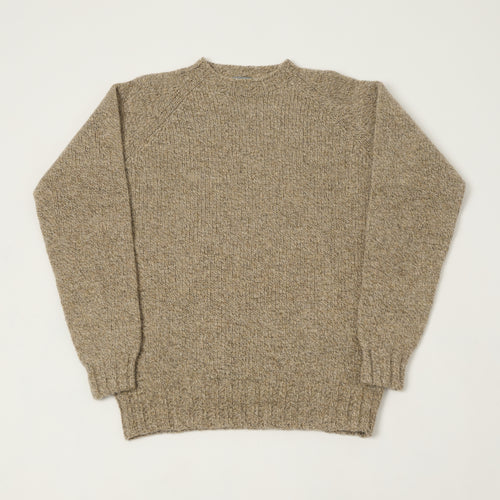 Smith Sato Suzuki 'Takayama' Brushed Lambswool Jumper - Heather Brown