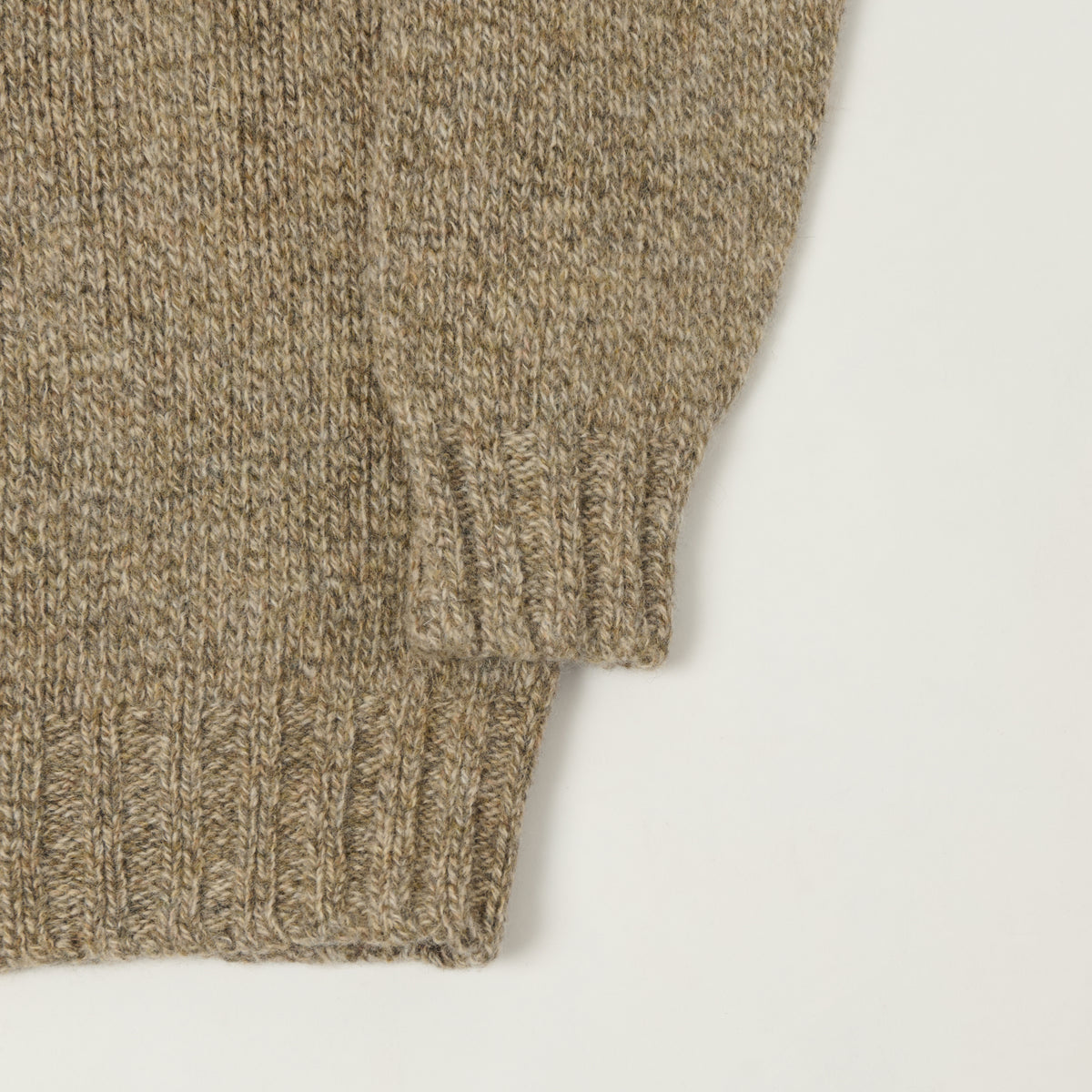 Smith Sato Suzuki 'Takayama' Brushed Lambswool Jumper - Heather Brown
