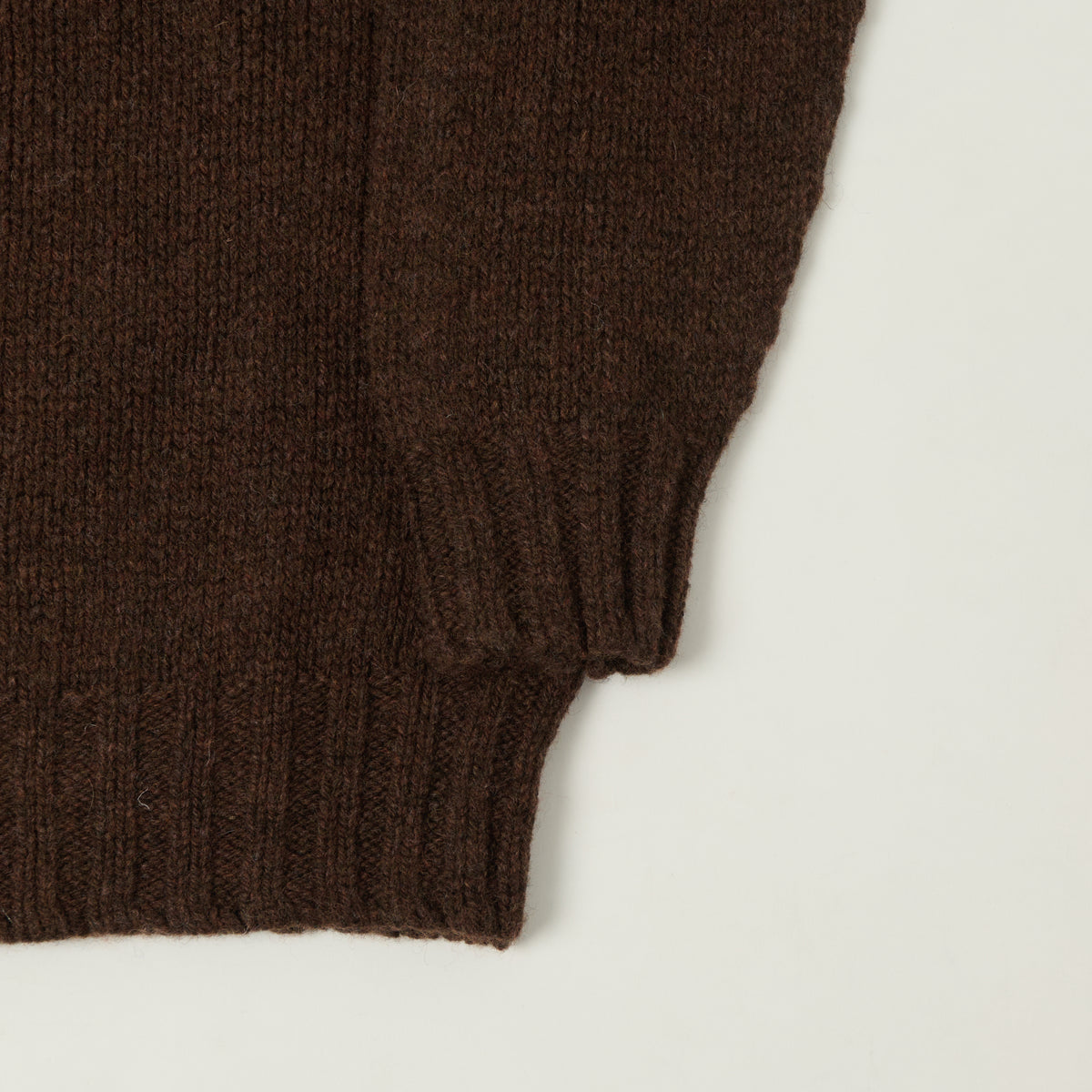Smith Sato Suzuki 'Takayama' Brushed Lambswool Jumper - Lumber Brown
